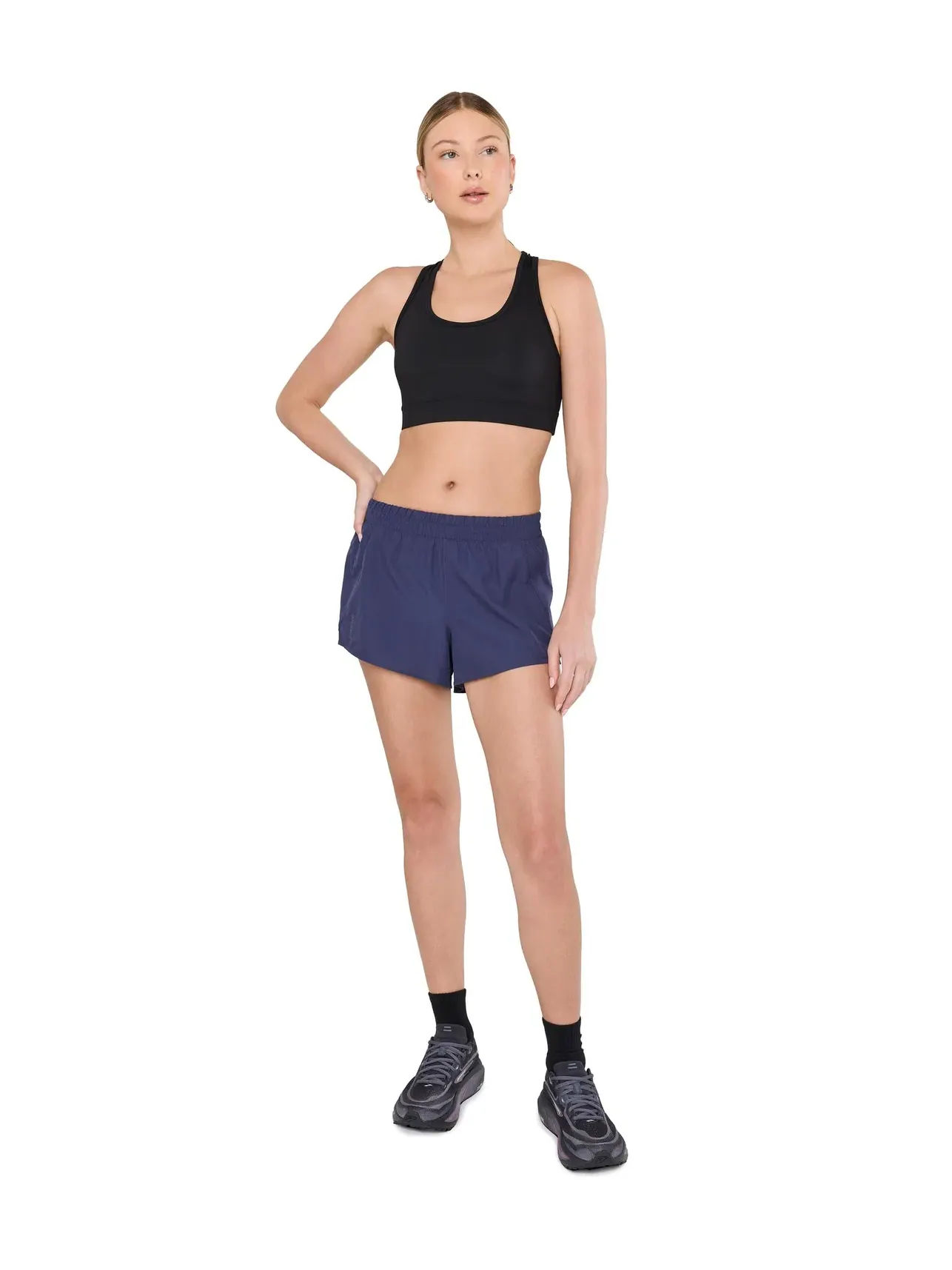 Бюстгальтер с подкладкой Dash Padded Bra Brooks — изображение 2 из 5, черный
