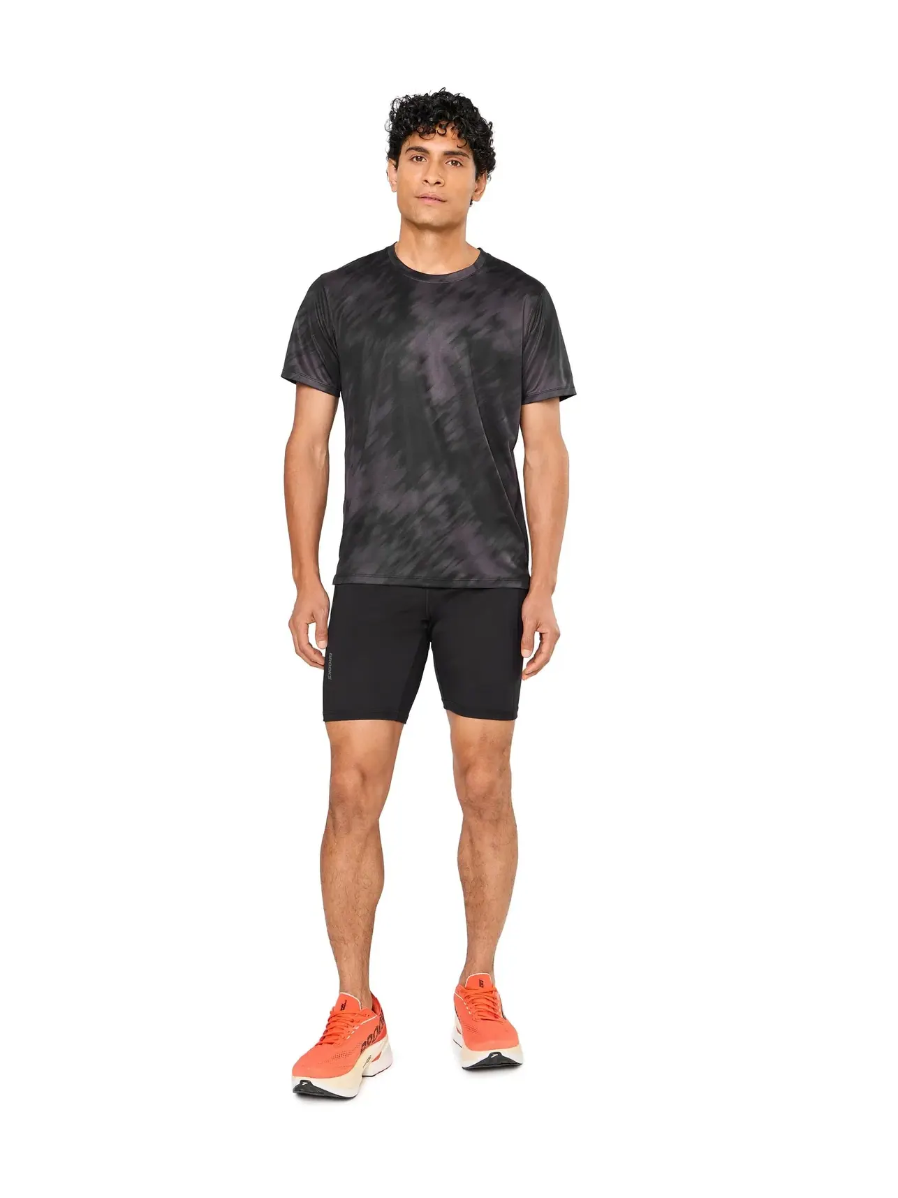Тайтсы 1/2 Dash 1/2 Tights Brooks — изображение 2 из 5, черный