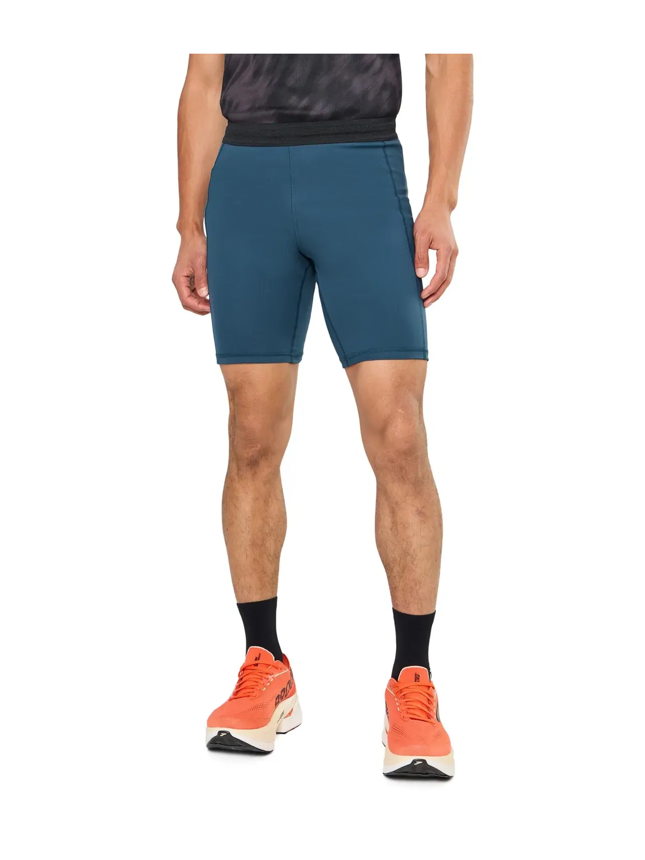 Тайтсы 1/2 Dash 1/2 Tights Brooks — изображение 1 из 5, индиго/черный