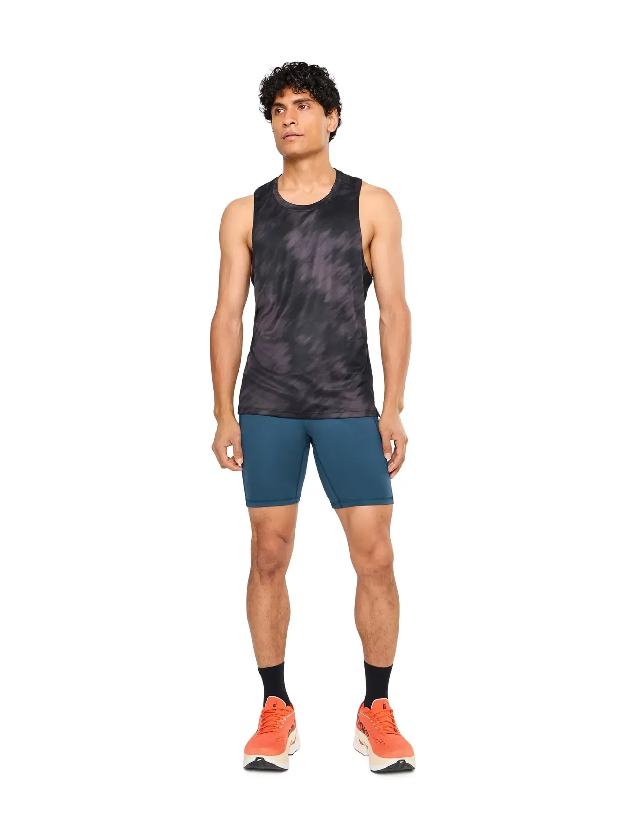 Тайтсы 1/2 Dash 1/2 Tights Brooks — изображение 2 из 5, индиго/черный