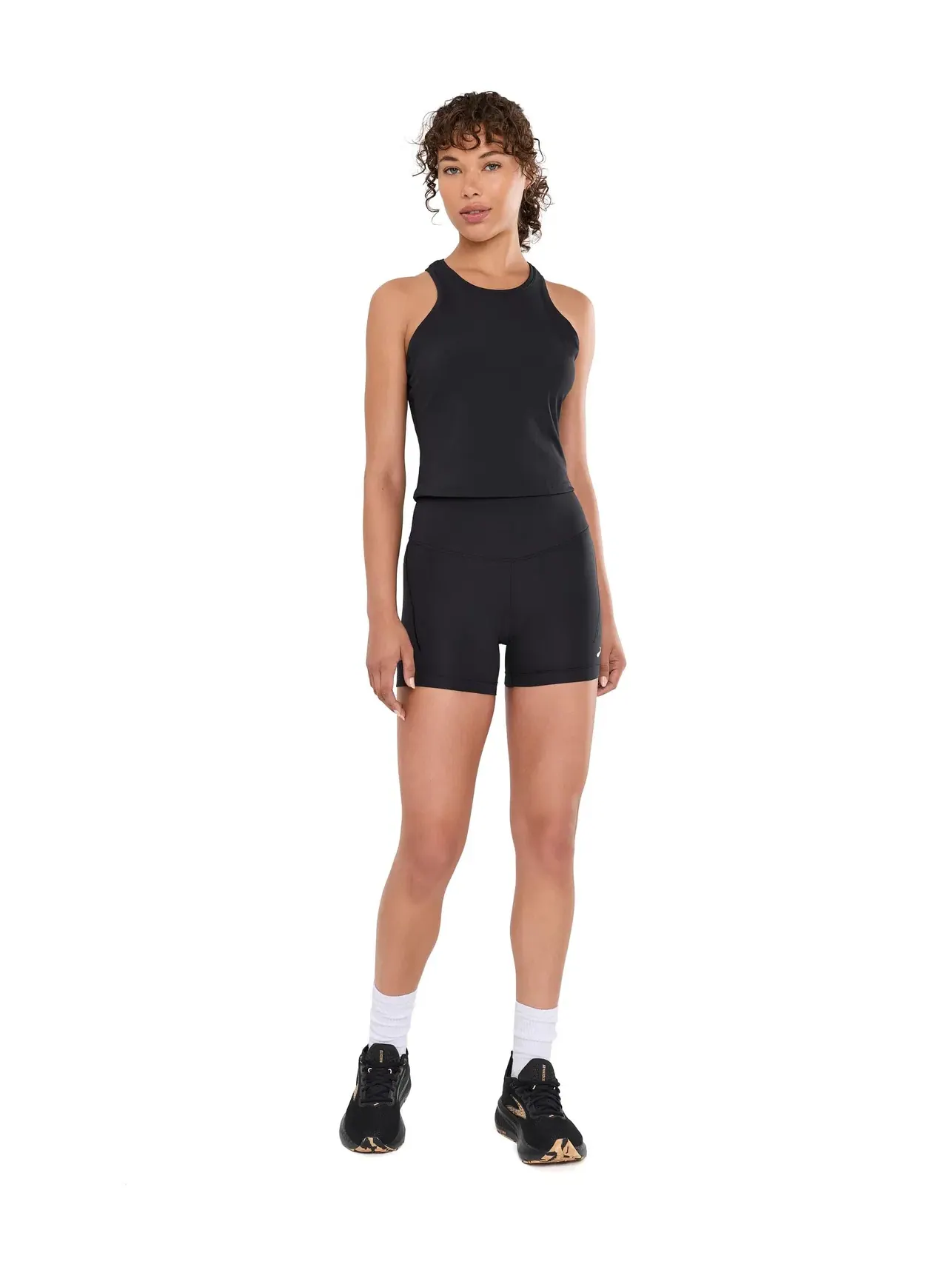 Топ-кроп Dash Crop Tank Brooks — изображение 2 из 5, черный