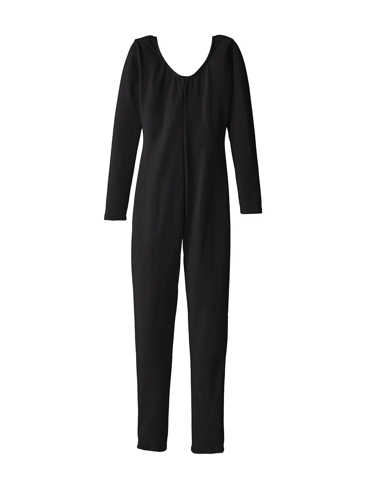 Детский унитард с длинным рукавом Girls' Team Basic Long Sleeve Unitard Capezio — изображение 1 из 1, черный