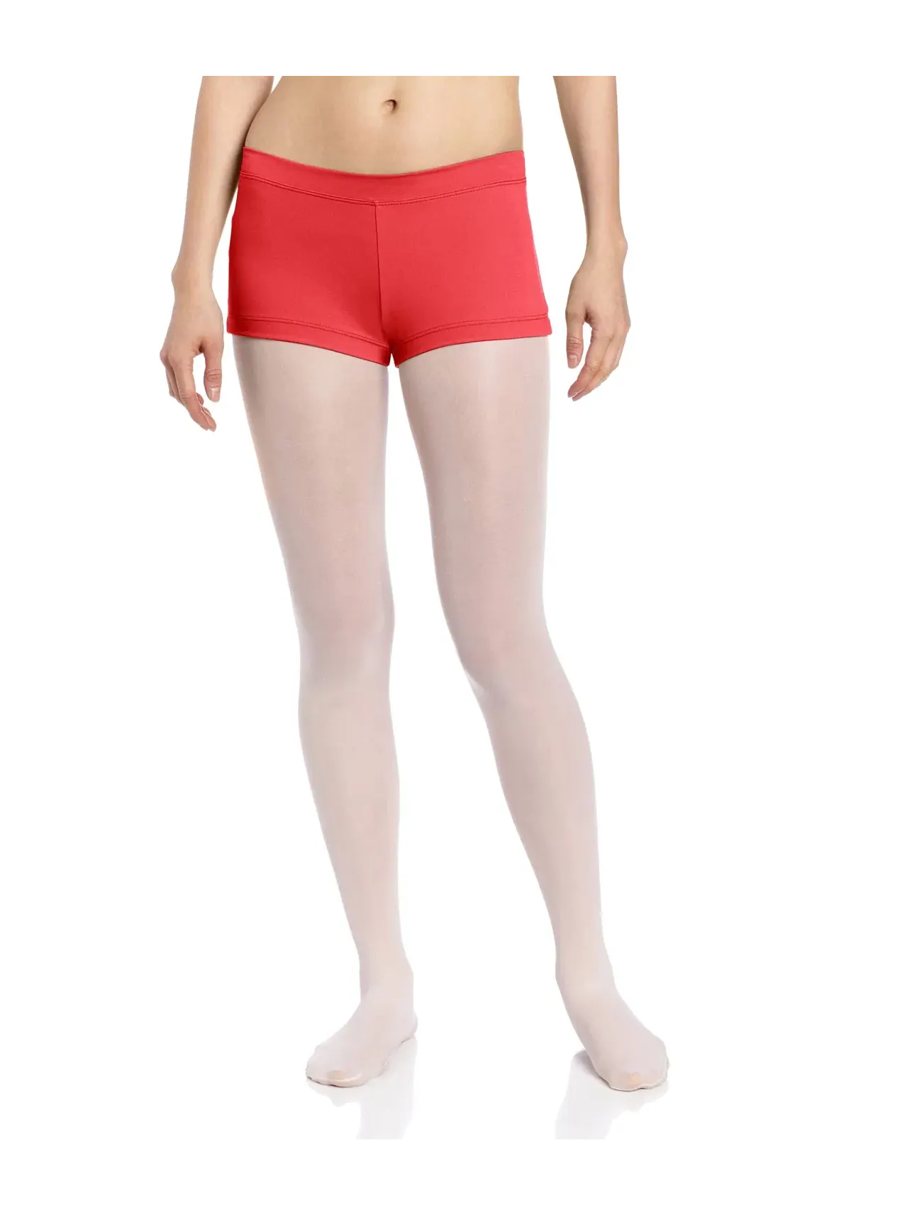 Шорты-боксеры с низкой посадкой Capezio — изображение 1 из 1, красный