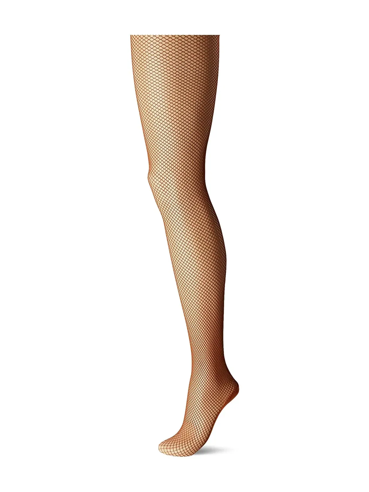 Профессиональные колготки в сетку со швами Professional Fishnet Tight With Seams Capezio — изображение 1 из 3, коричневый