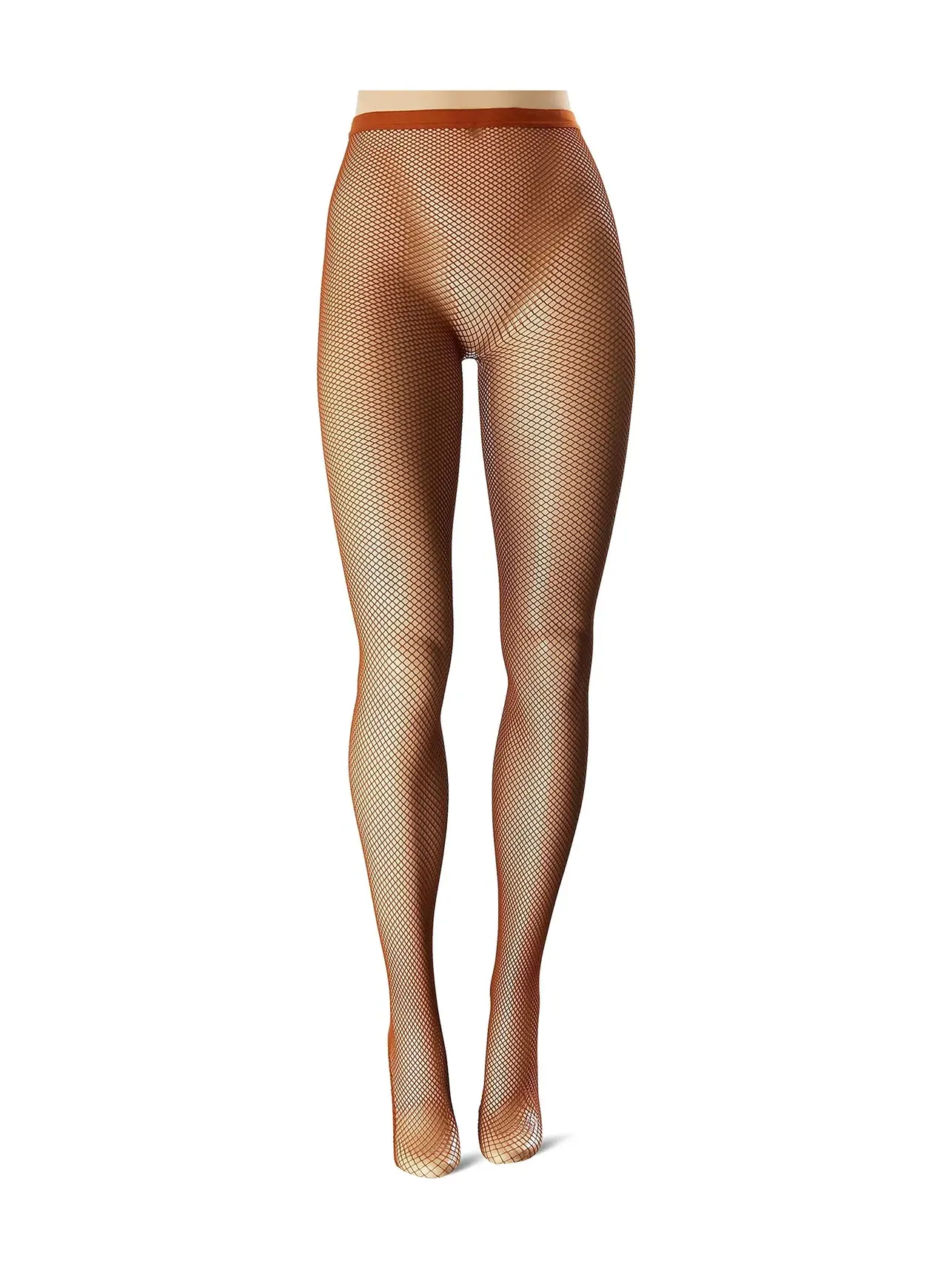 Профессиональные колготки в сетку со швами Professional Fishnet Tight With Seams Capezio — изображение 3 из 3, коричневый