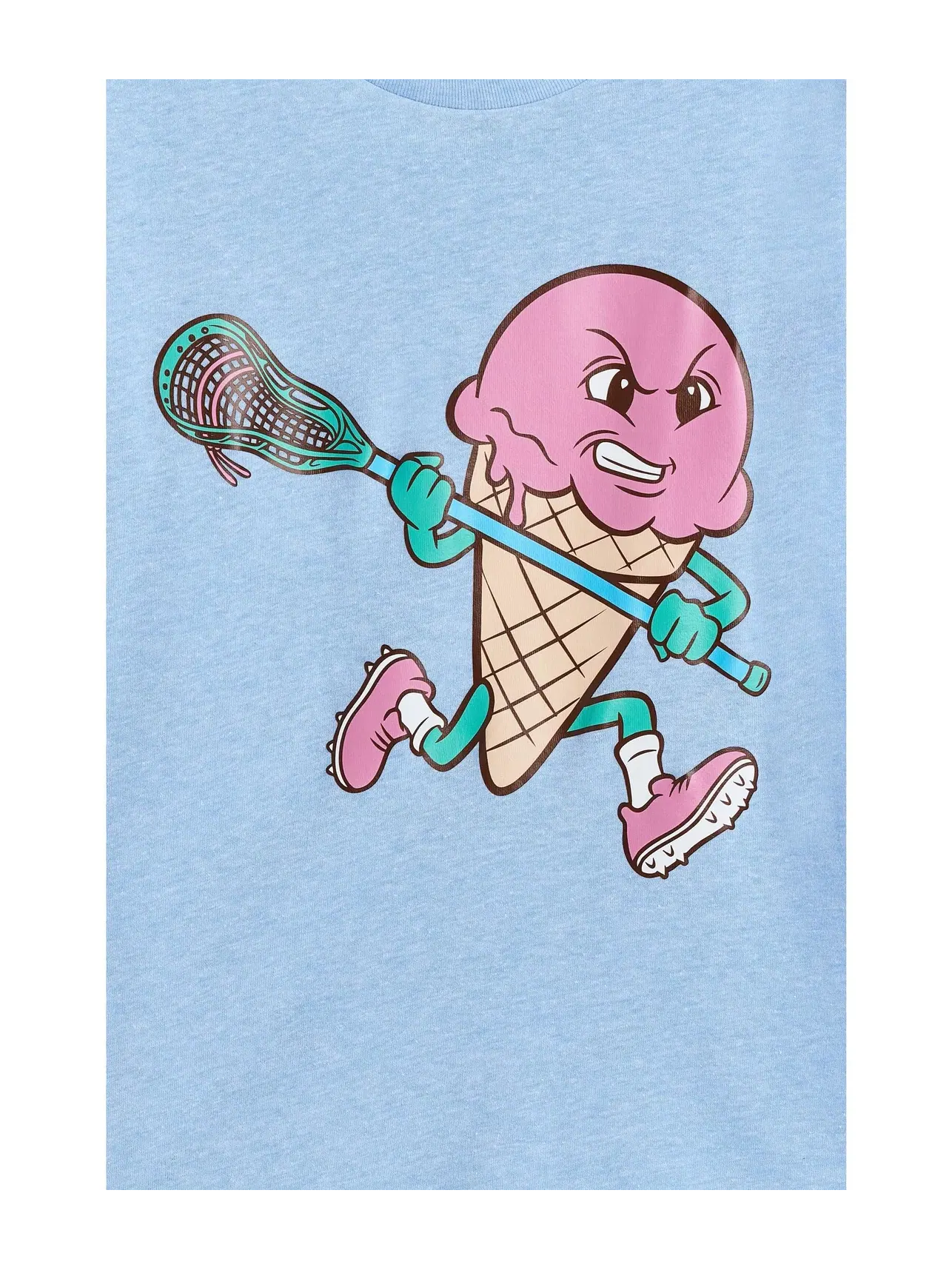 Мужская футболка с коротким рукавом для лакросса - Ice Cream Lacrosse Chalktalk Sports — изображение 3 из 3, синий