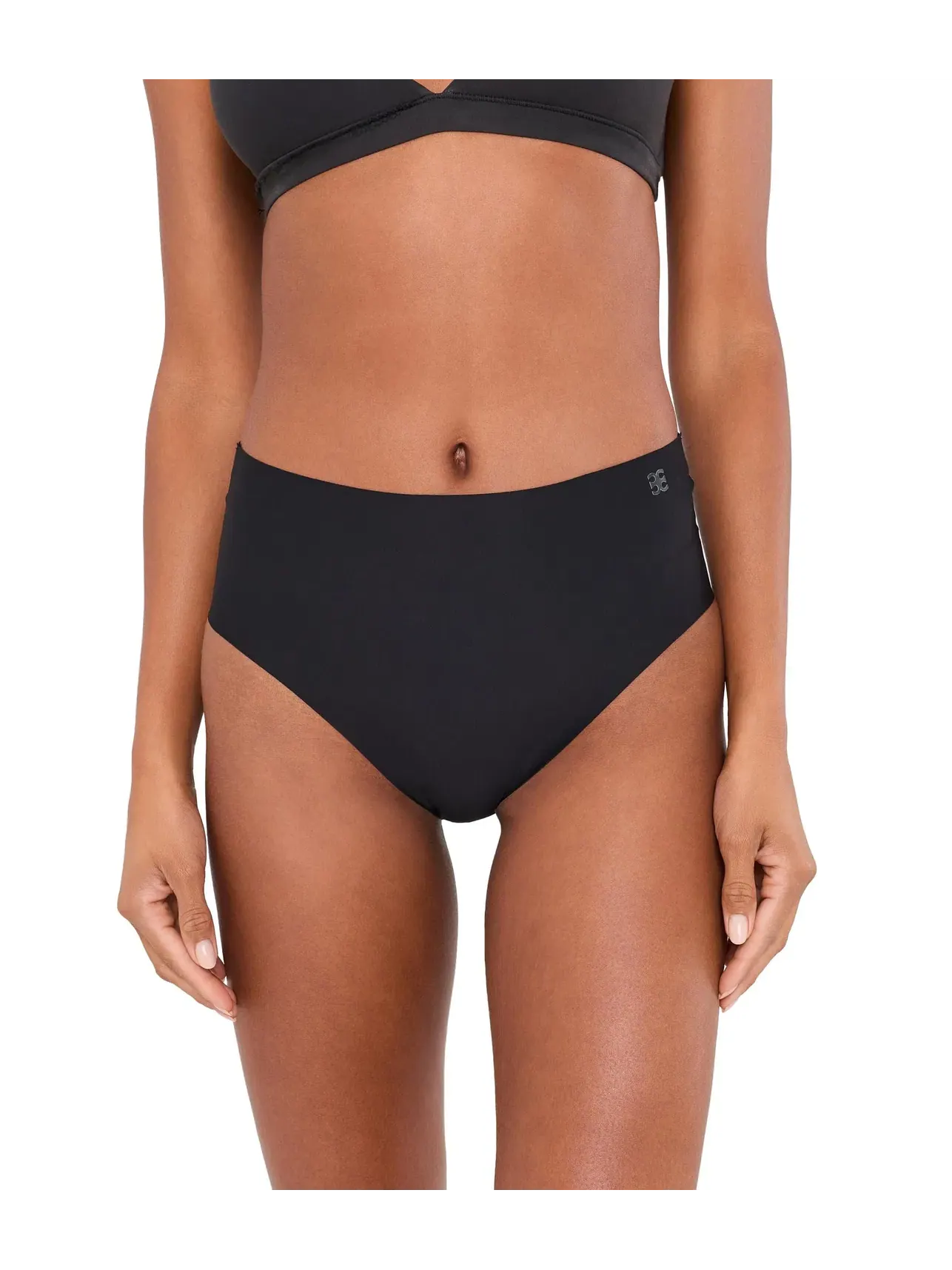Трусы с высокой посадкой Defi High Cut Briefs Chantelle — изображение 1 из 3, черный