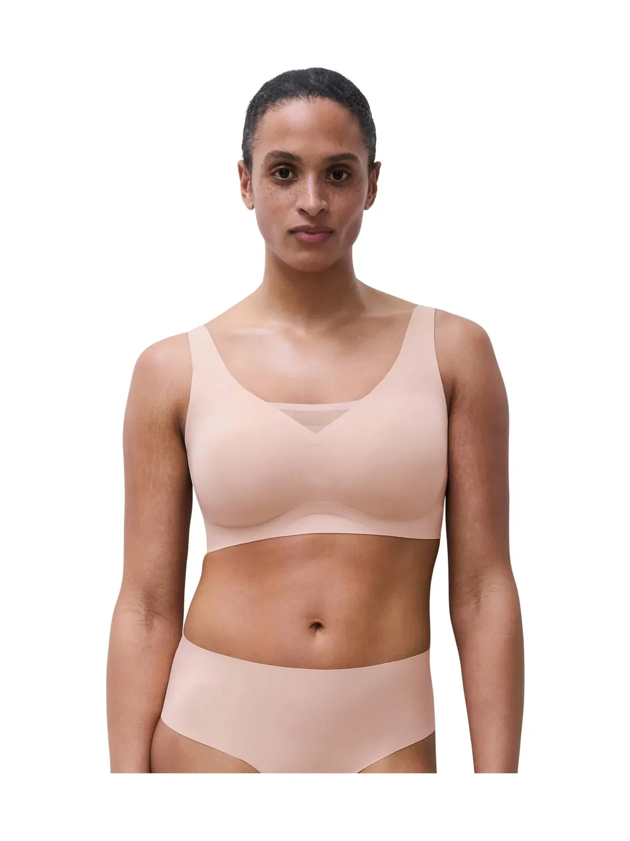 Бюстгальтер без косточек с полной поддержкой Defi Wireless Full Bust Support Bra Chantelle — изображение 1 из 2