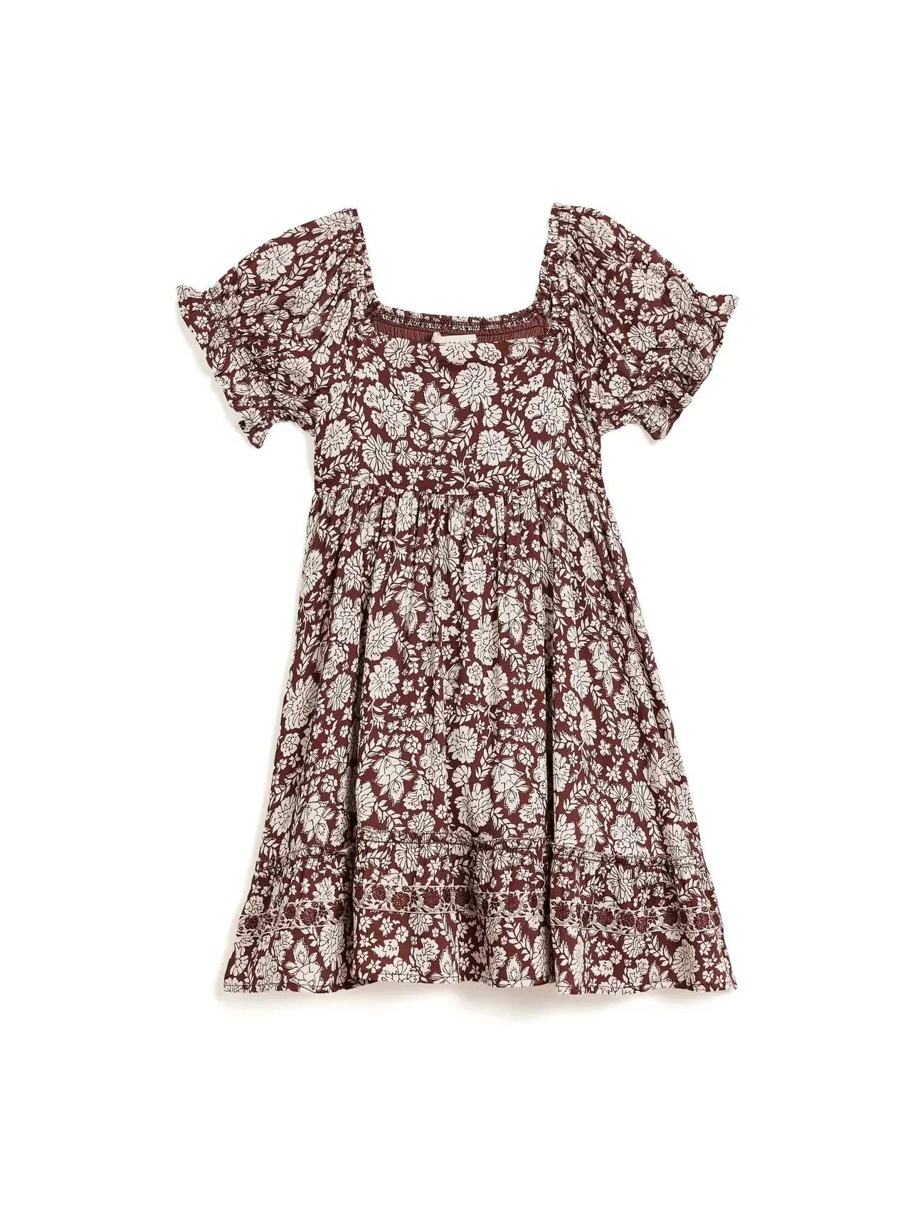 Мини-платье Saltwater Luxe Allima (Little Kid/Big Kid) Chaser Kids — изображение 1 из 3, шоколад