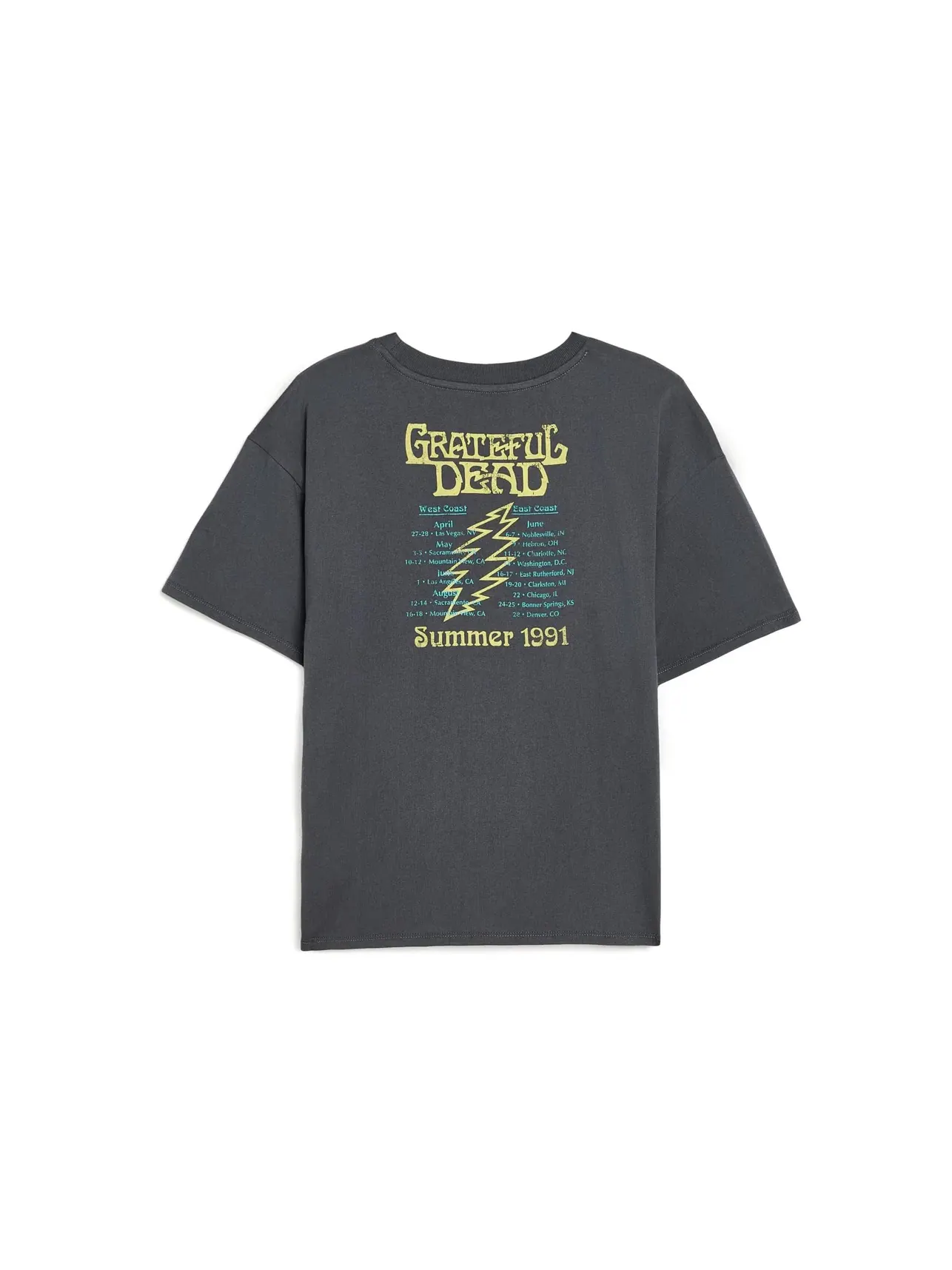 Футболка Coast из хлопкового трикотажа (для маленьких и больших детей) Chaser Kids — изображение 2 из 3, серебряный
