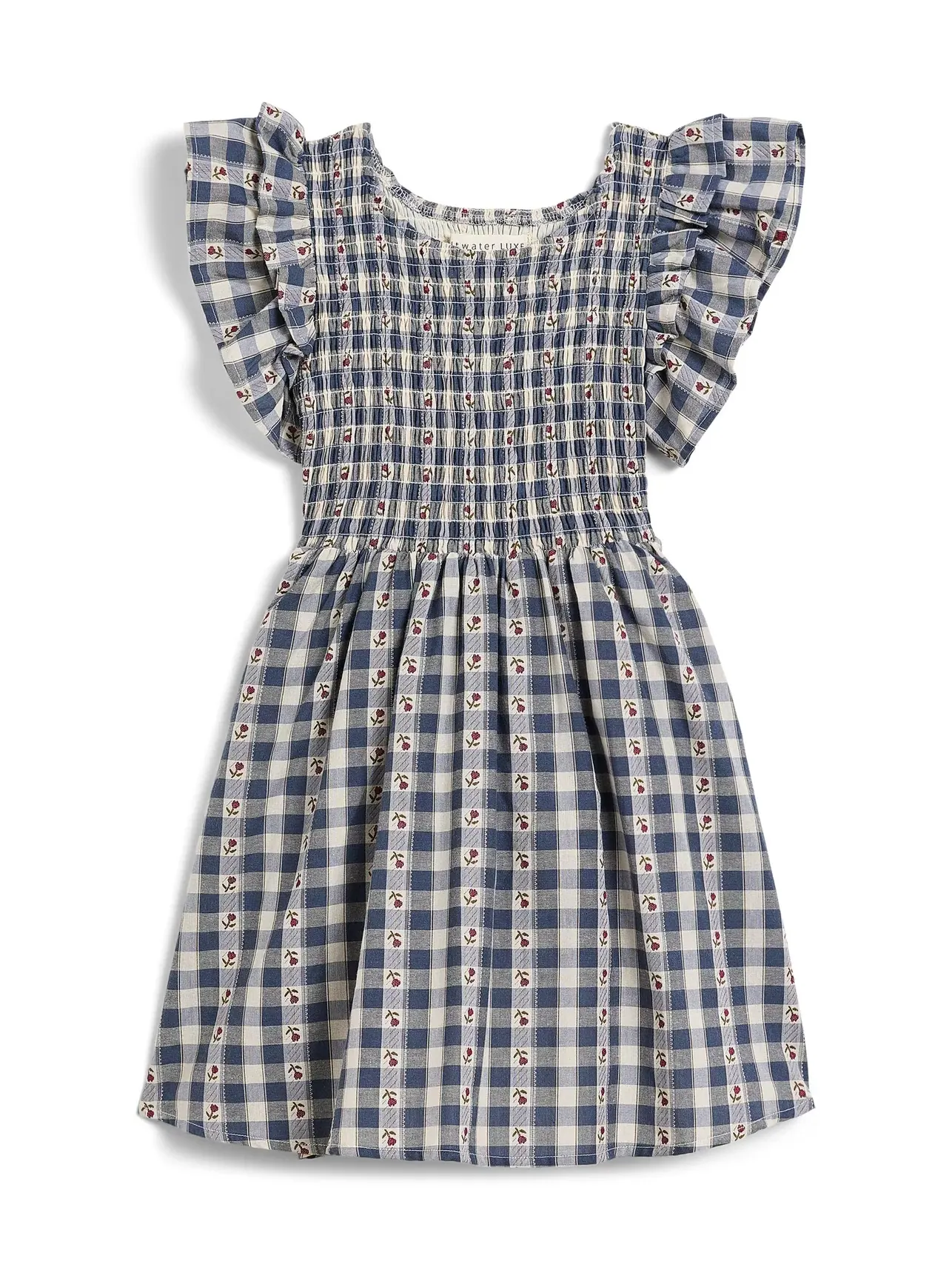 Мини-платье Saltwater Luxe Aylah (для маленьких и больших детей) Chaser Kids — изображение 1 из 3, синий