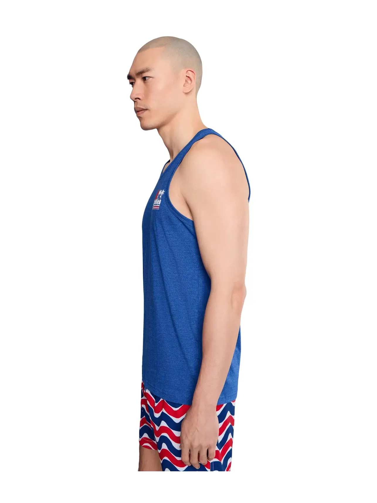 Майка Chubbies The Ol' College Try (non Pocket Graphic Tank) — изображение 3 из 5, синий