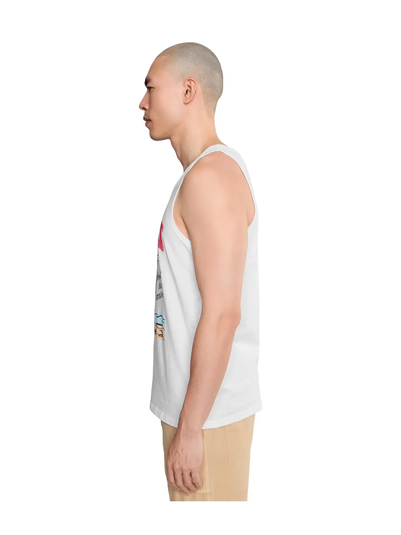 Майка Chubbies The Fork In The Road (non Pocket Graphic Tank) — изображение 3 из 5, белый