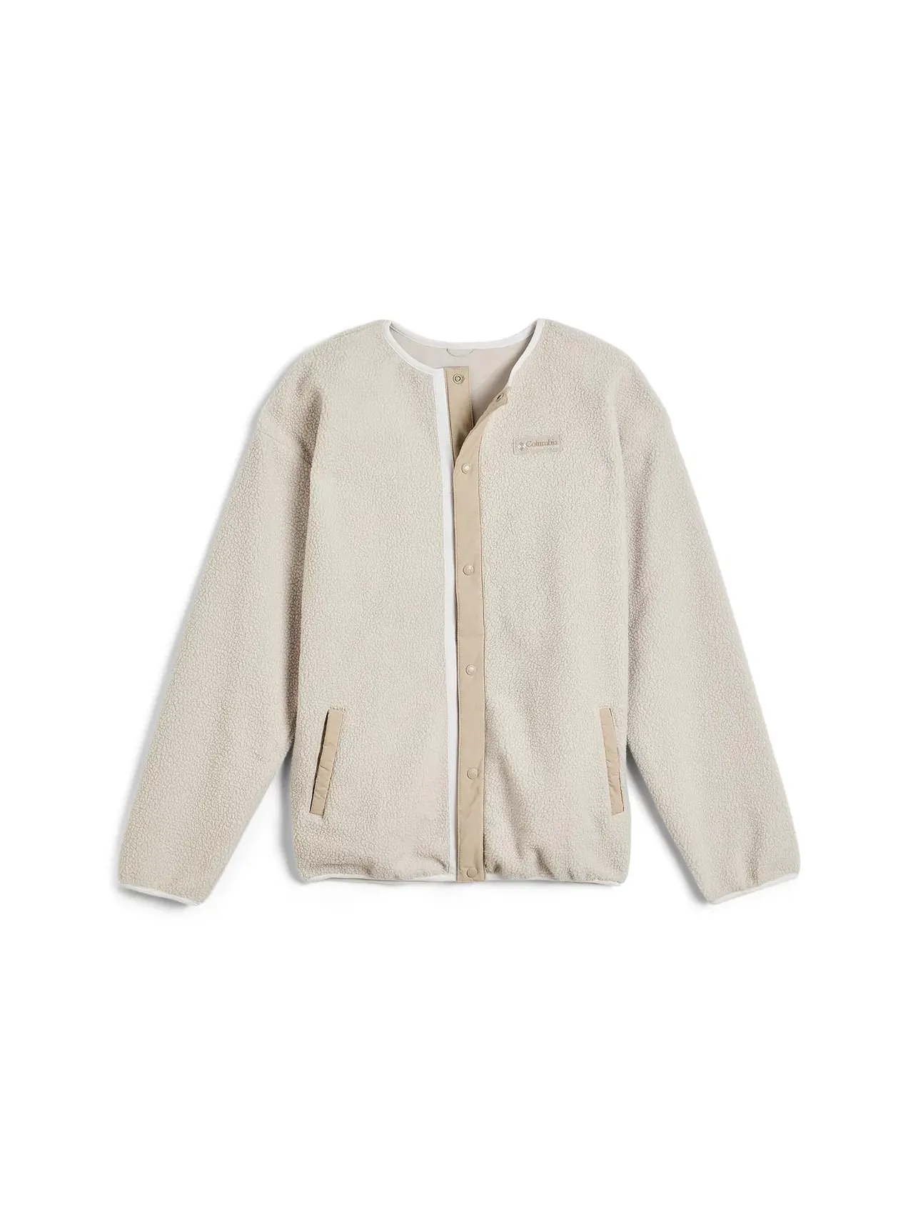 Флис на кнопках Helvetia Full Snap Fleece (для маленьких и больших детей) Columbia Kids — изображение 1 из 3, древний фоссил