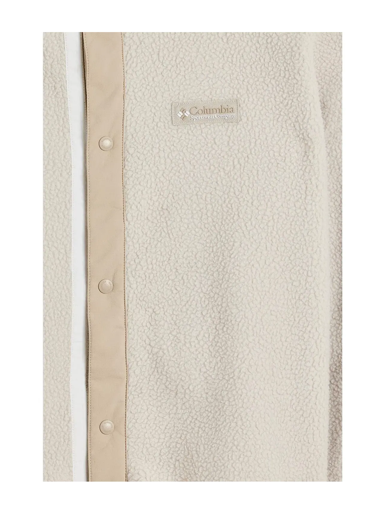 Флис на кнопках Helvetia Full Snap Fleece (для маленьких и больших детей) Columbia Kids — изображение 3 из 3, древний фоссил