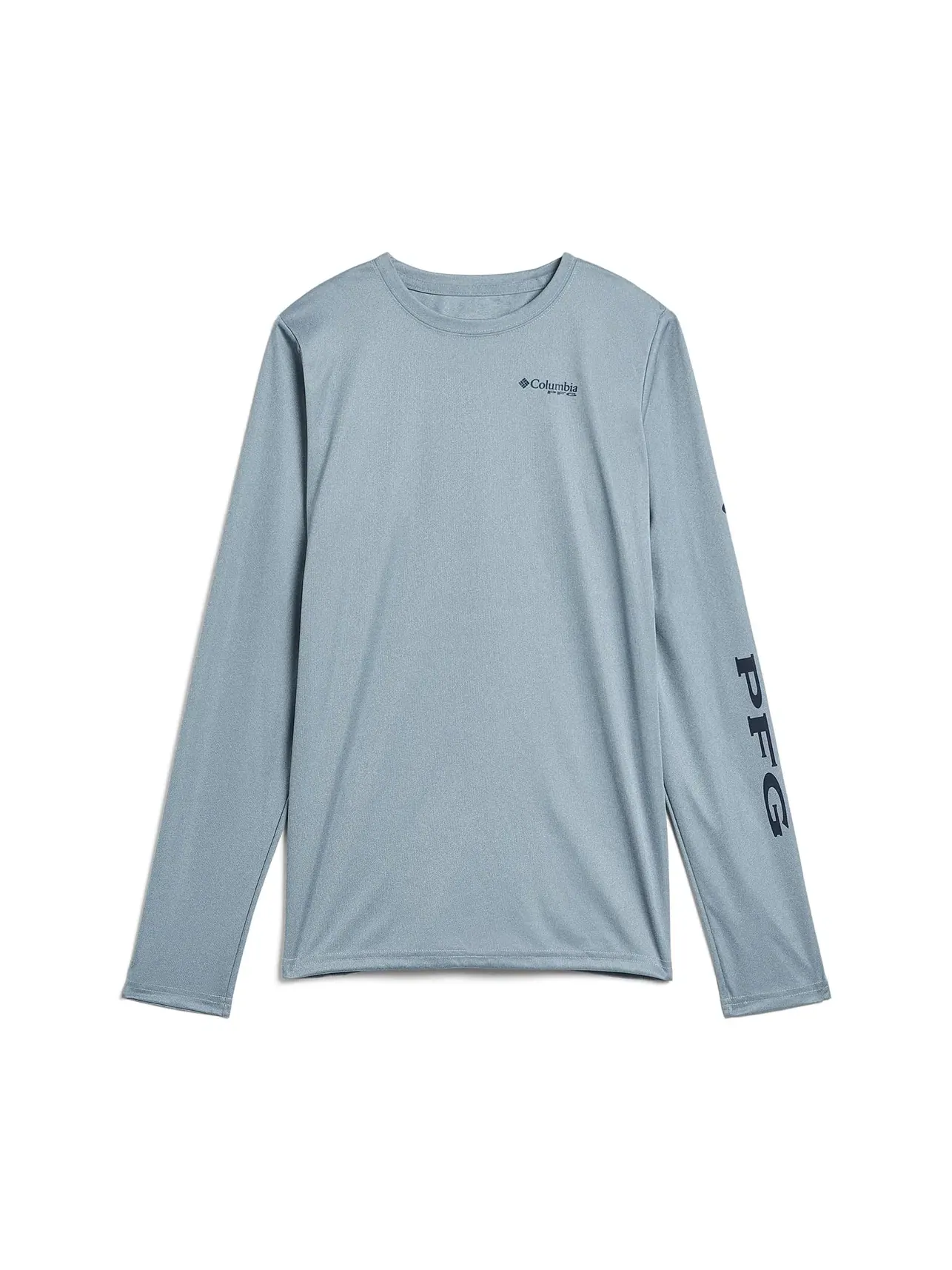 Футболка с длинным рукавом PFG Terminal Tackle (для маленьких и больших детей) Columbia Kids — изображение 1 из 3, синий