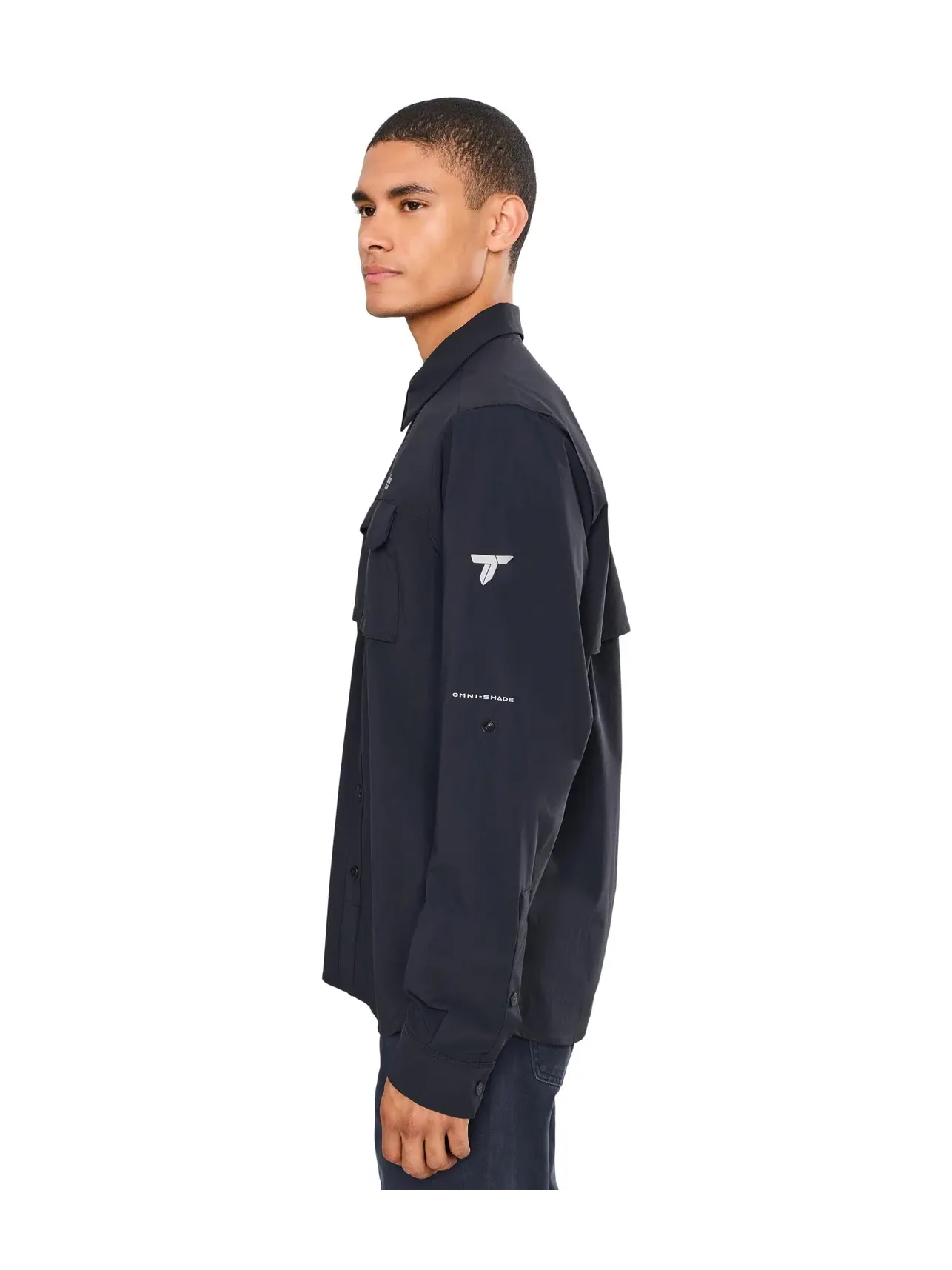 Лонгслив Silver Ridge Elite Long Sleeve Woven Columbia — изображение 3 из 5, черный