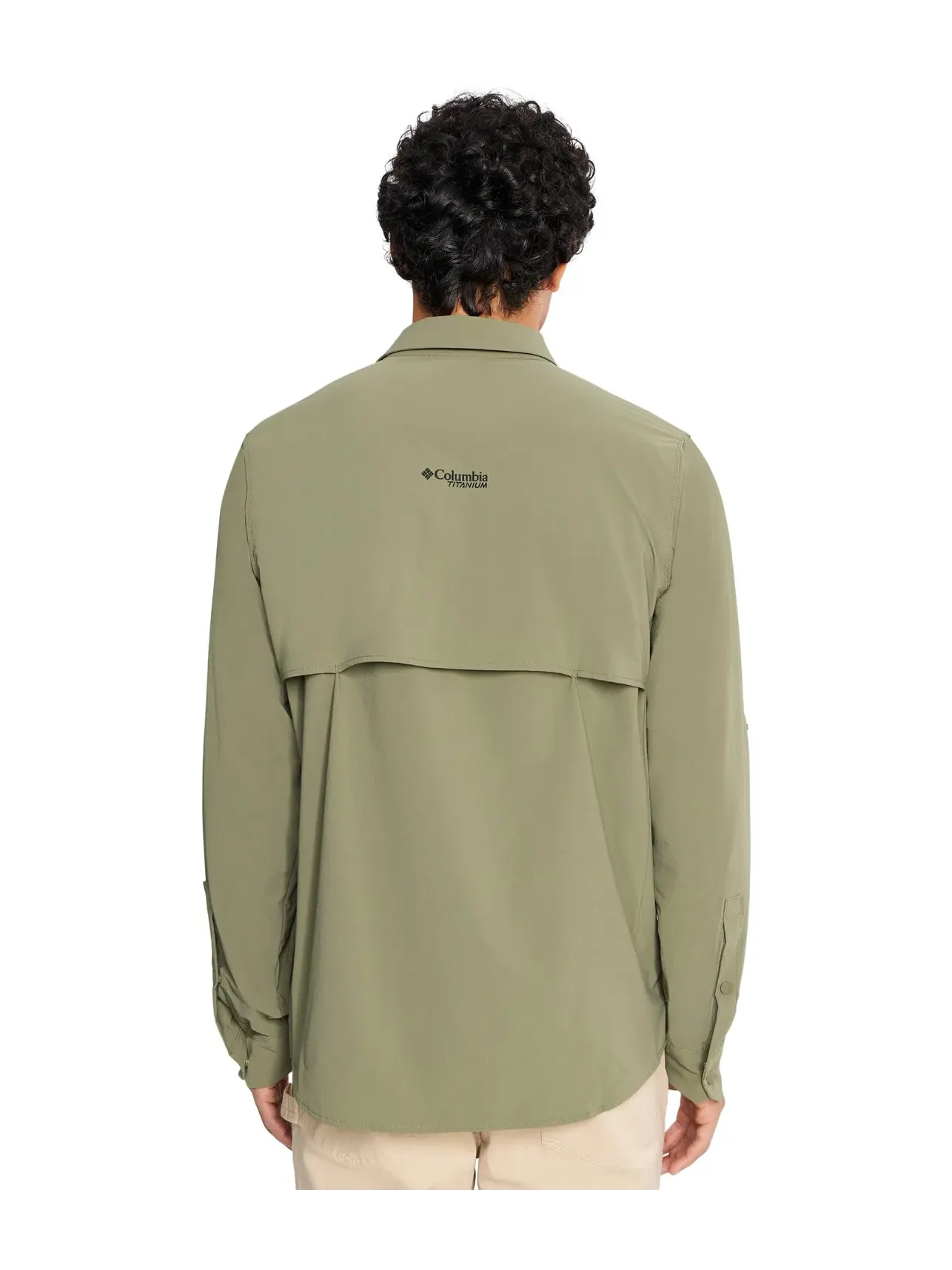 Лонгслив Silver Ridge Elite Long Sleeve Woven Columbia — изображение 4 из 5, зеленый