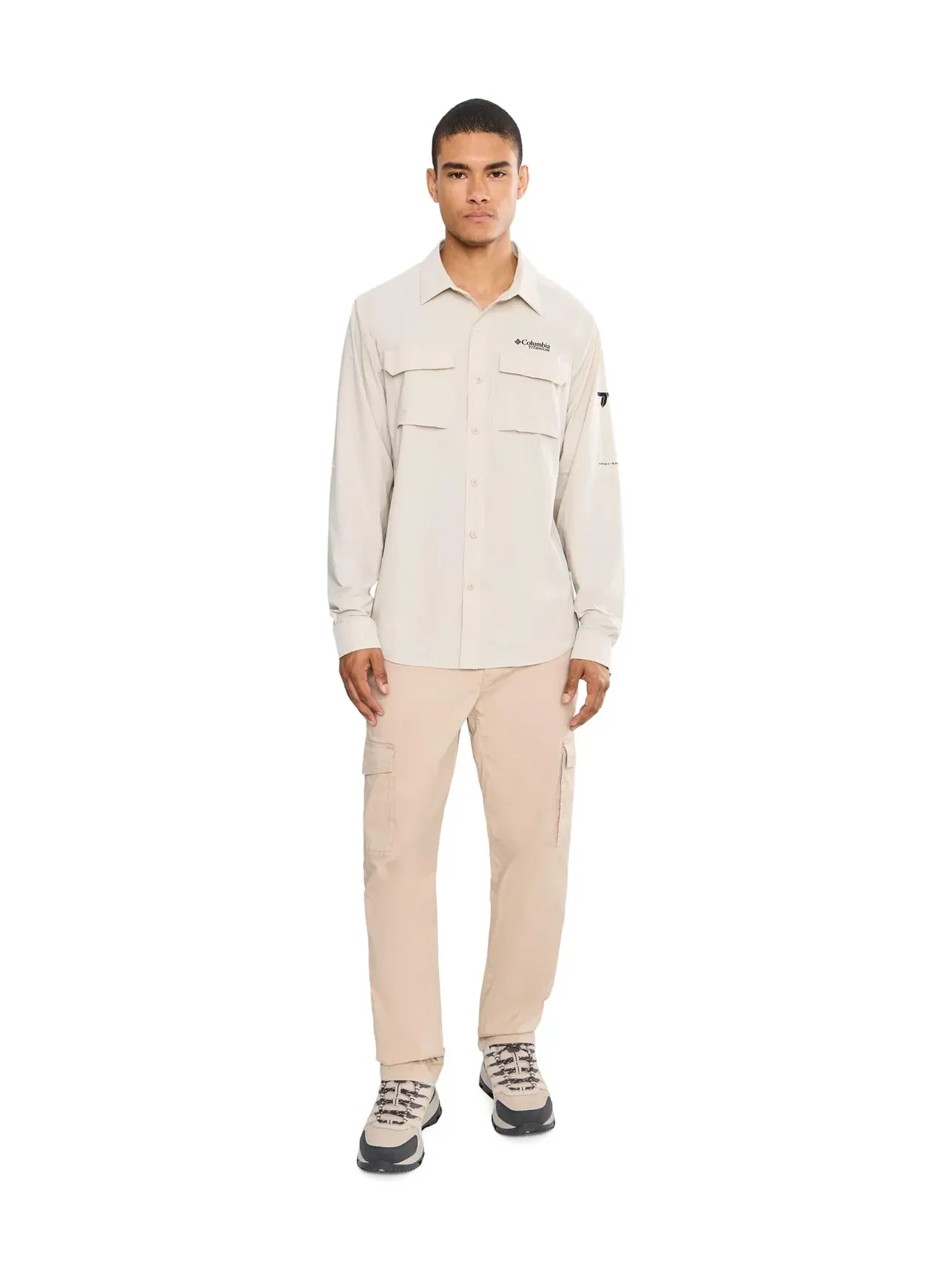 Лонгслив Silver Ridge Elite Long Sleeve Woven Columbia — изображение 2 из 5, серый