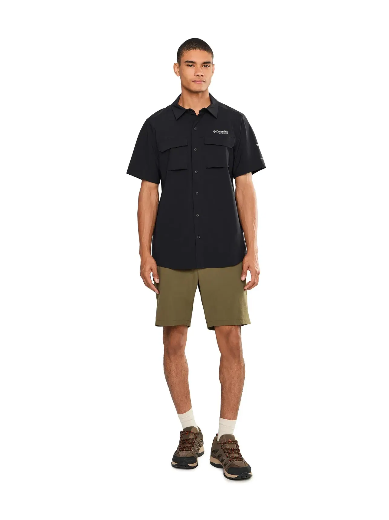 Рубашка Silver Ridge Elite Short Sleeve Woven Columbia — изображение 2 из 5, черный