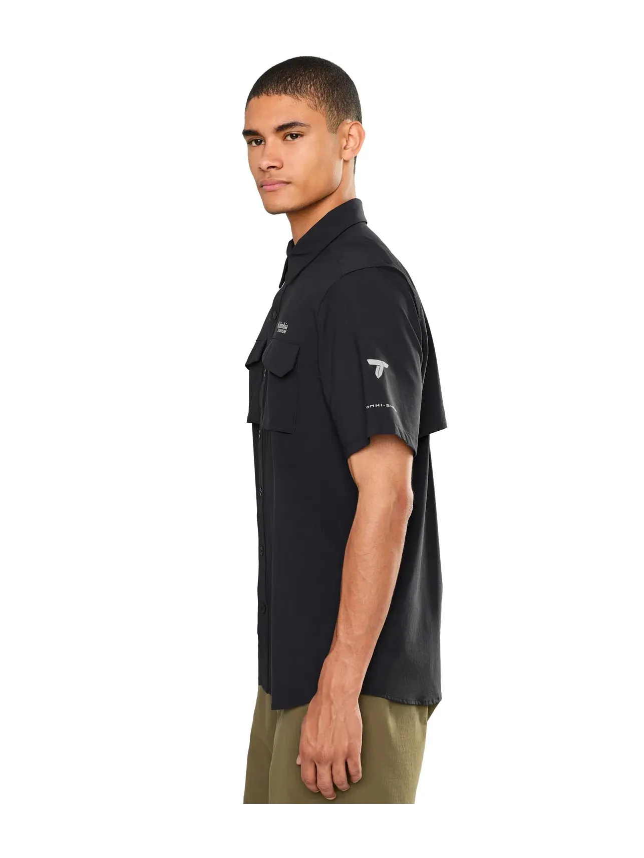 Рубашка Silver Ridge Elite Short Sleeve Woven Columbia — изображение 3 из 5, черный