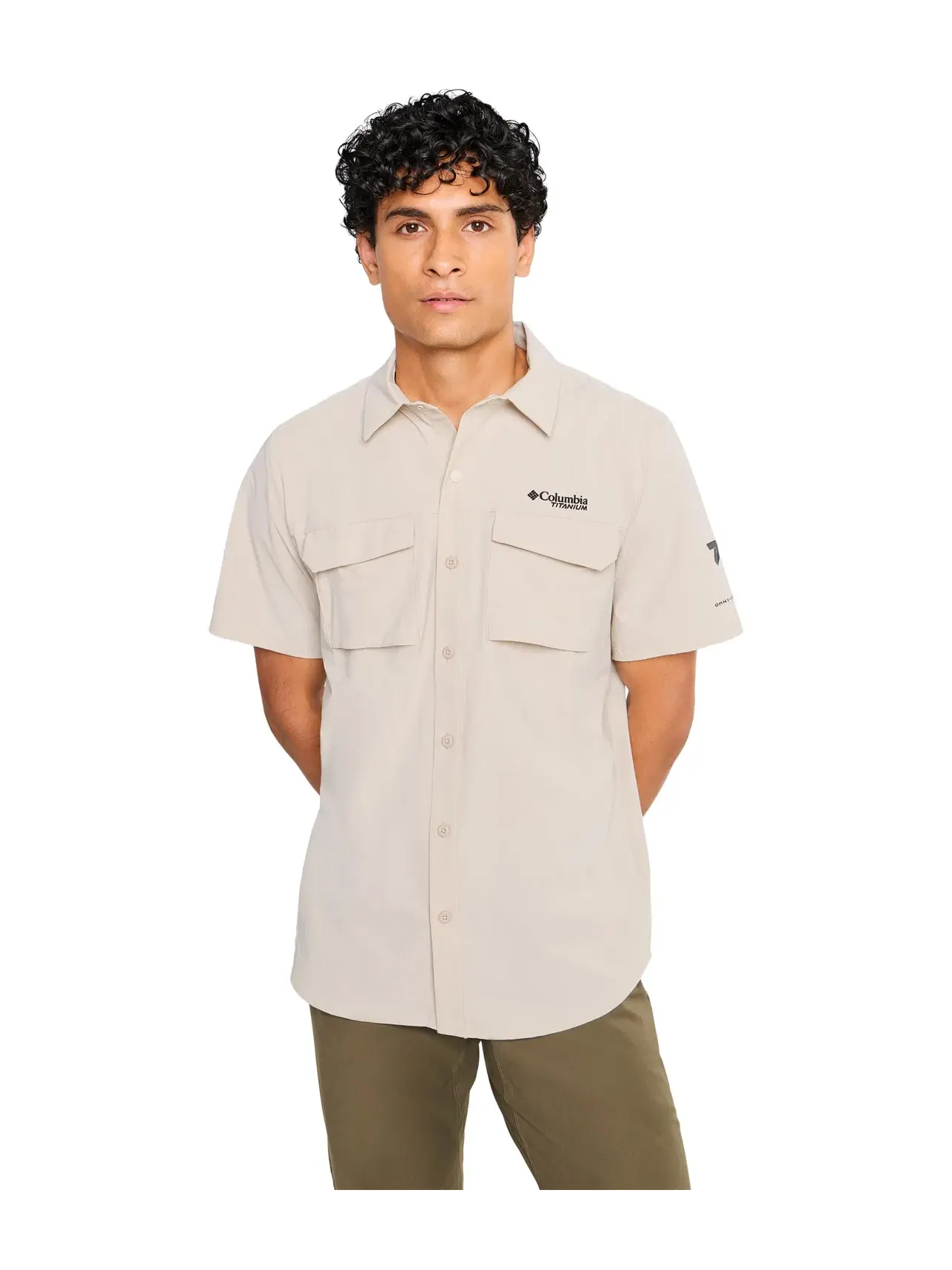 Рубашка Silver Ridge Elite Short Sleeve Woven Columbia — изображение 1 из 5, серый