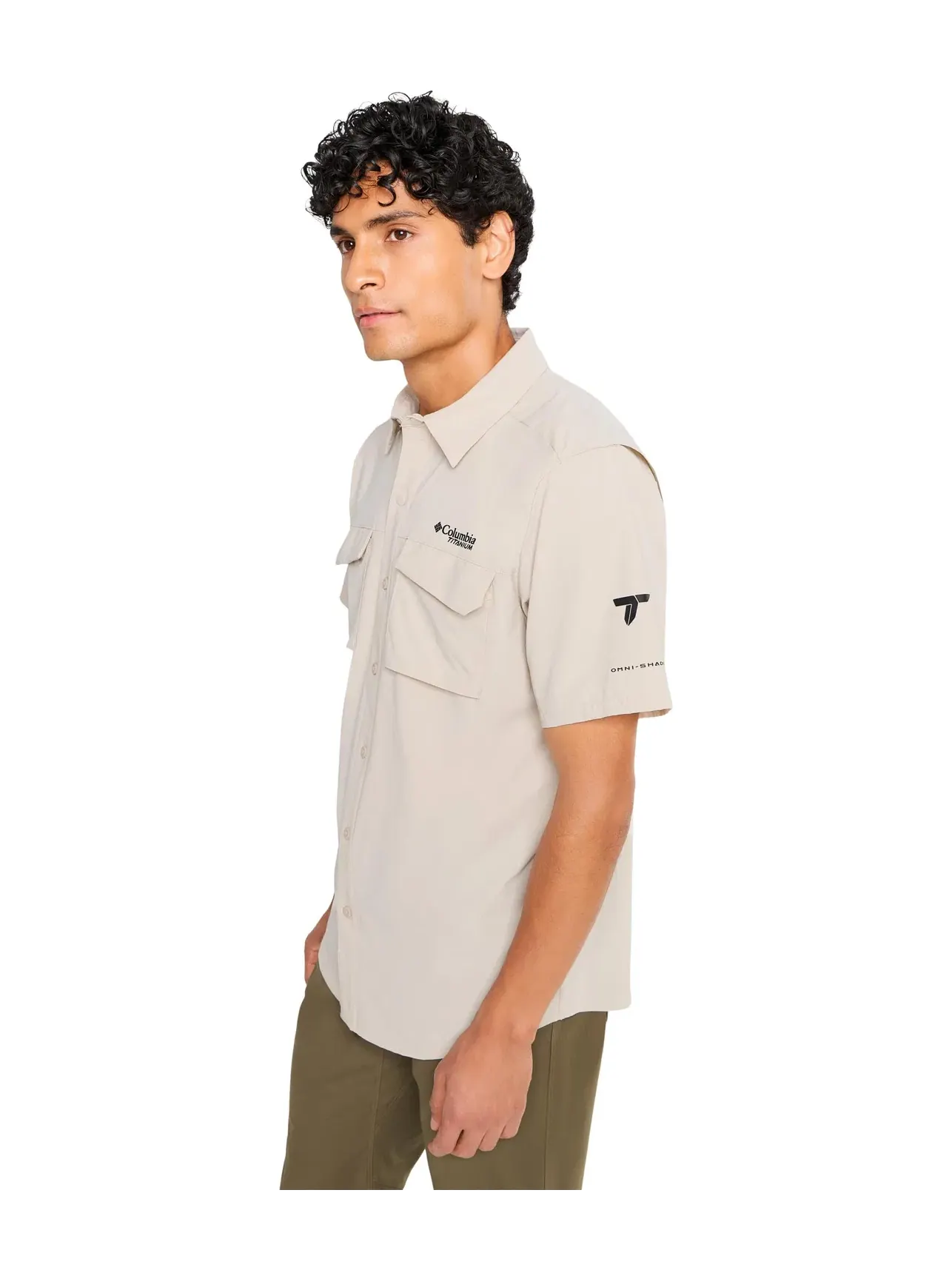 Рубашка Silver Ridge Elite Short Sleeve Woven Columbia — изображение 3 из 5, серый