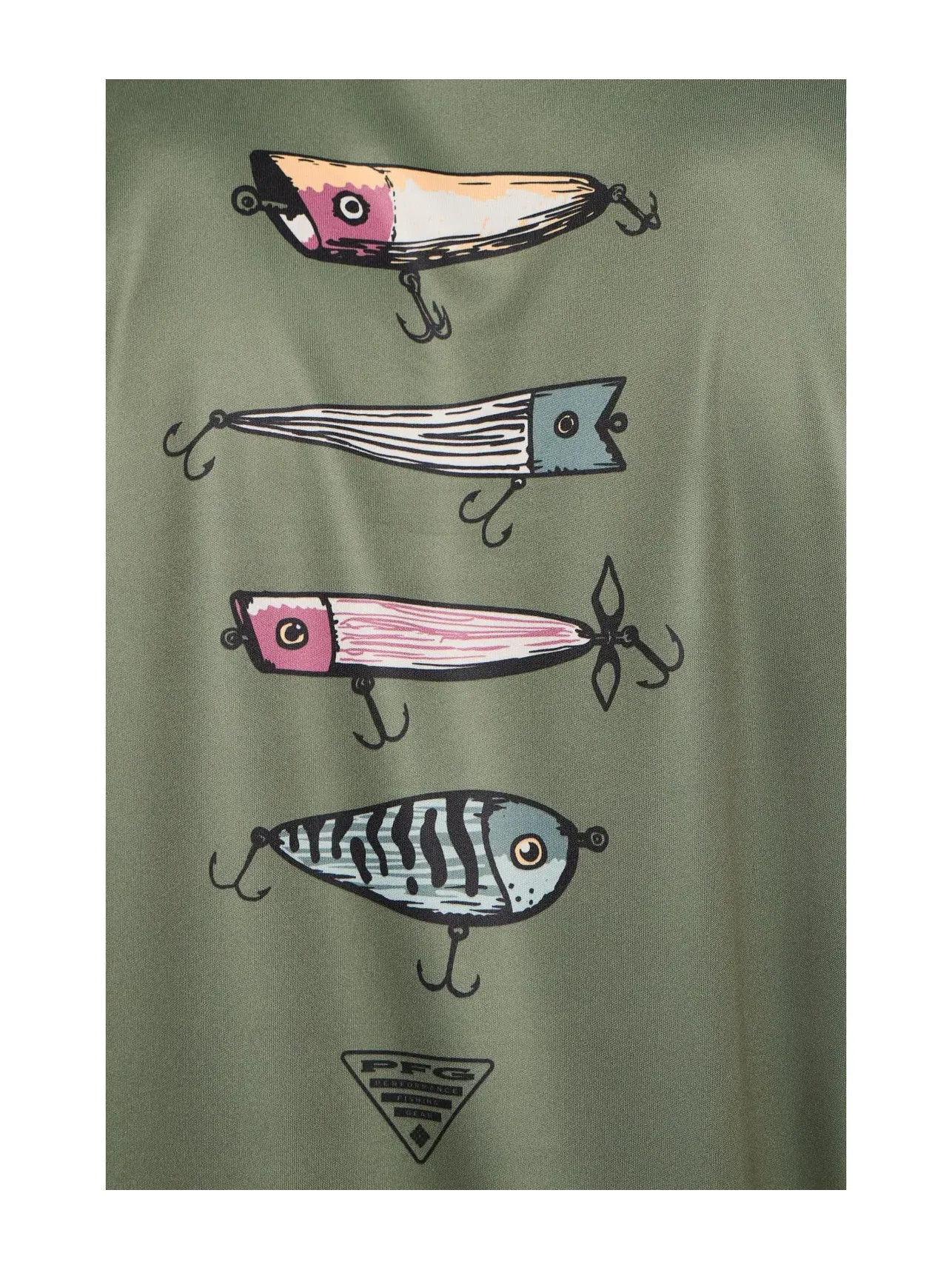 Рубашка Terminal Tackle PFG Hooked On Quality Columbia — изображение 5 из 5, кипарис