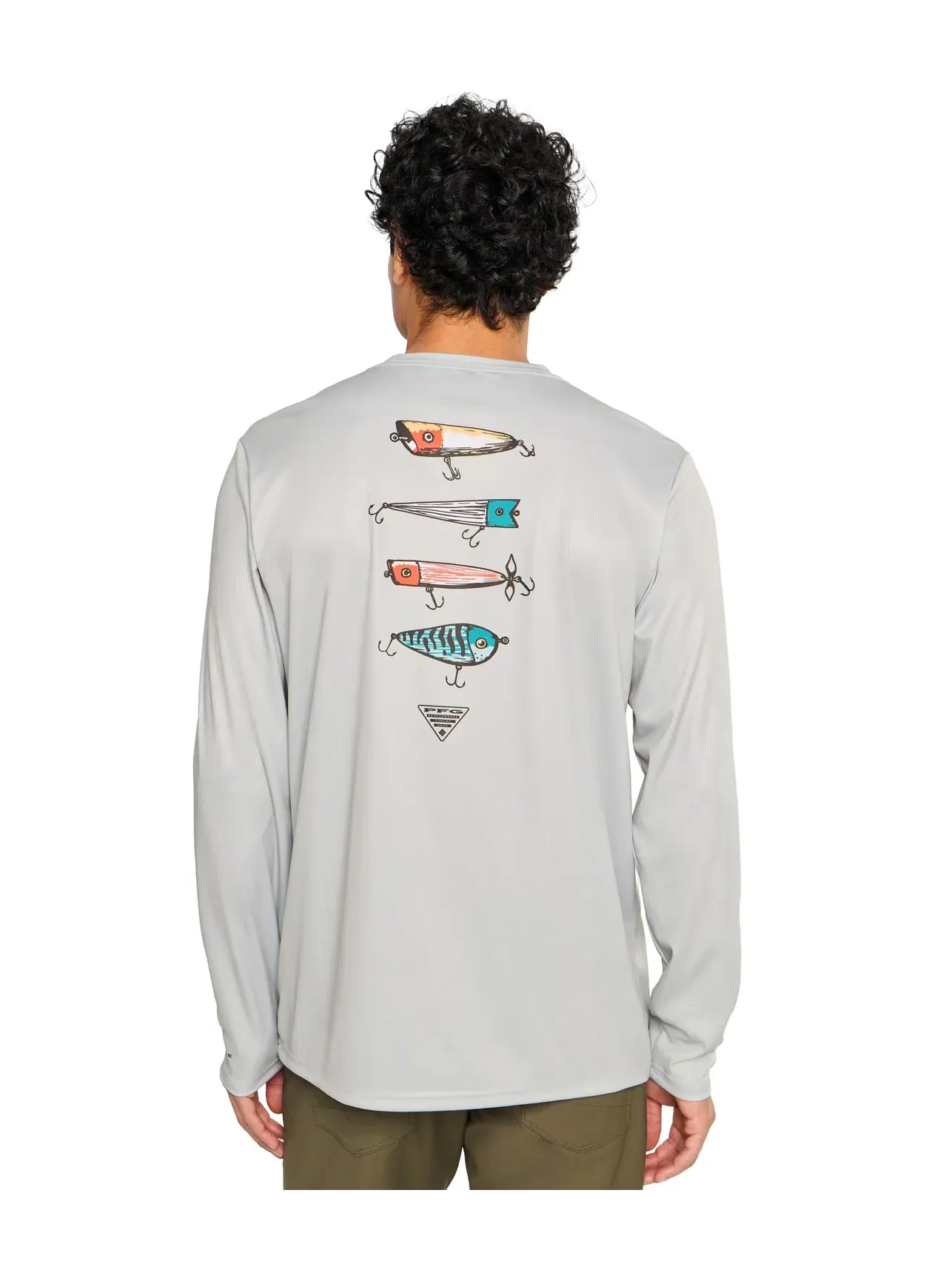 Рубашка Terminal Tackle PFG Hooked On Quality Columbia — изображение 4 из 5, серый
