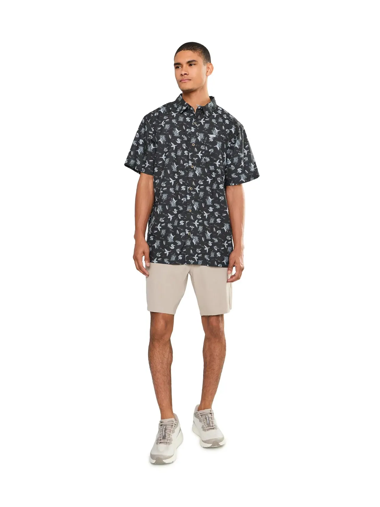 Футболка PFG Super Slack Tide Camp Columbia — изображение 2 из 5, черный