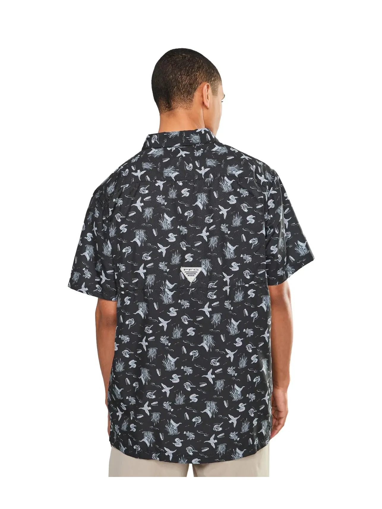 Футболка PFG Super Slack Tide Camp Columbia — изображение 4 из 5, черный
