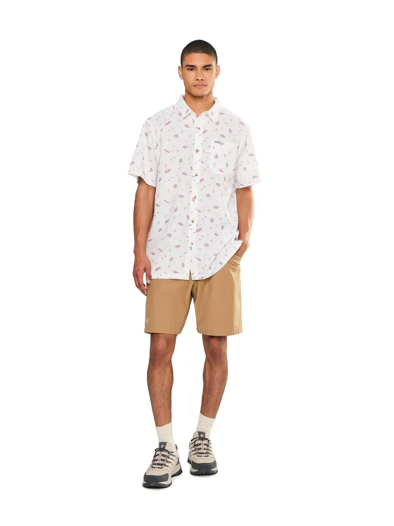 Футболка PFG Super Slack Tide Camp Columbia — изображение 2 из 5, белый