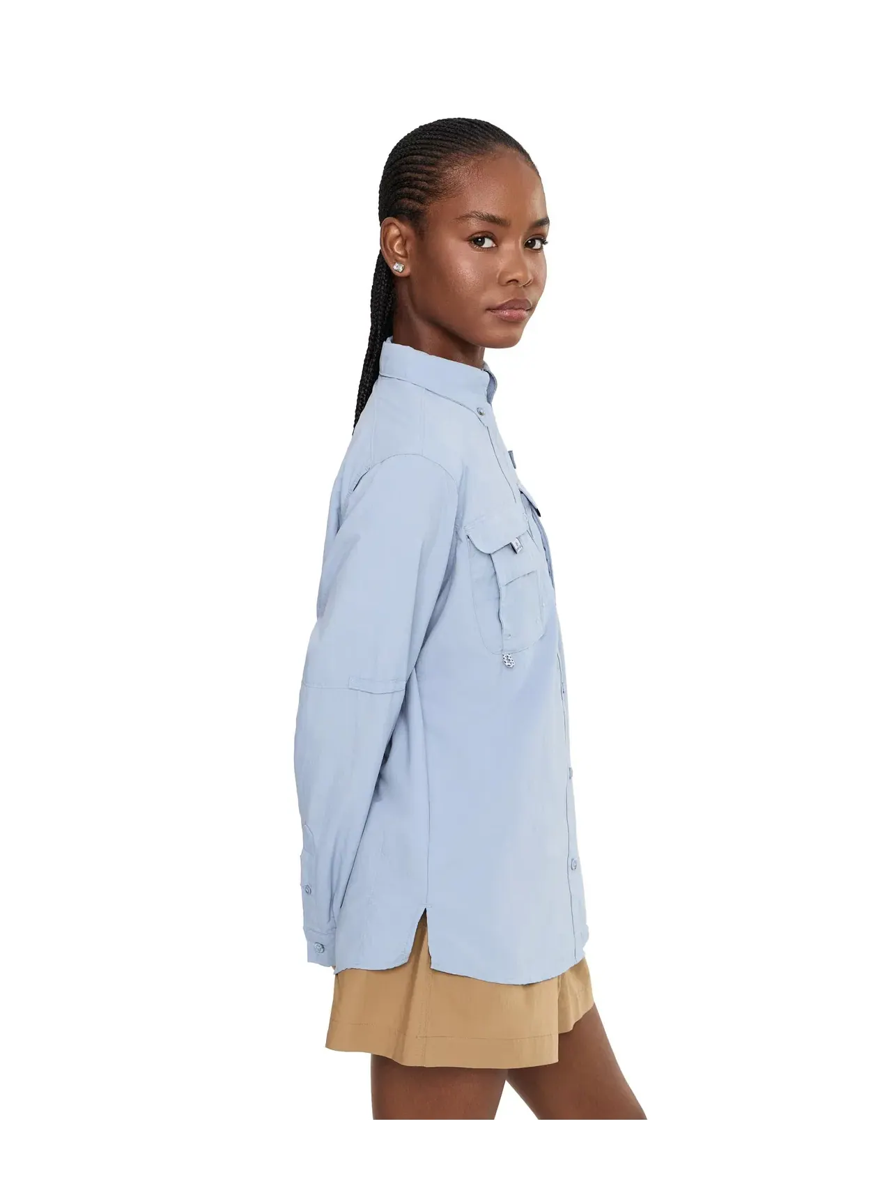 Лонгслив PFG Bahama II Long Sleeve Columbia — изображение 3 из 5, синий