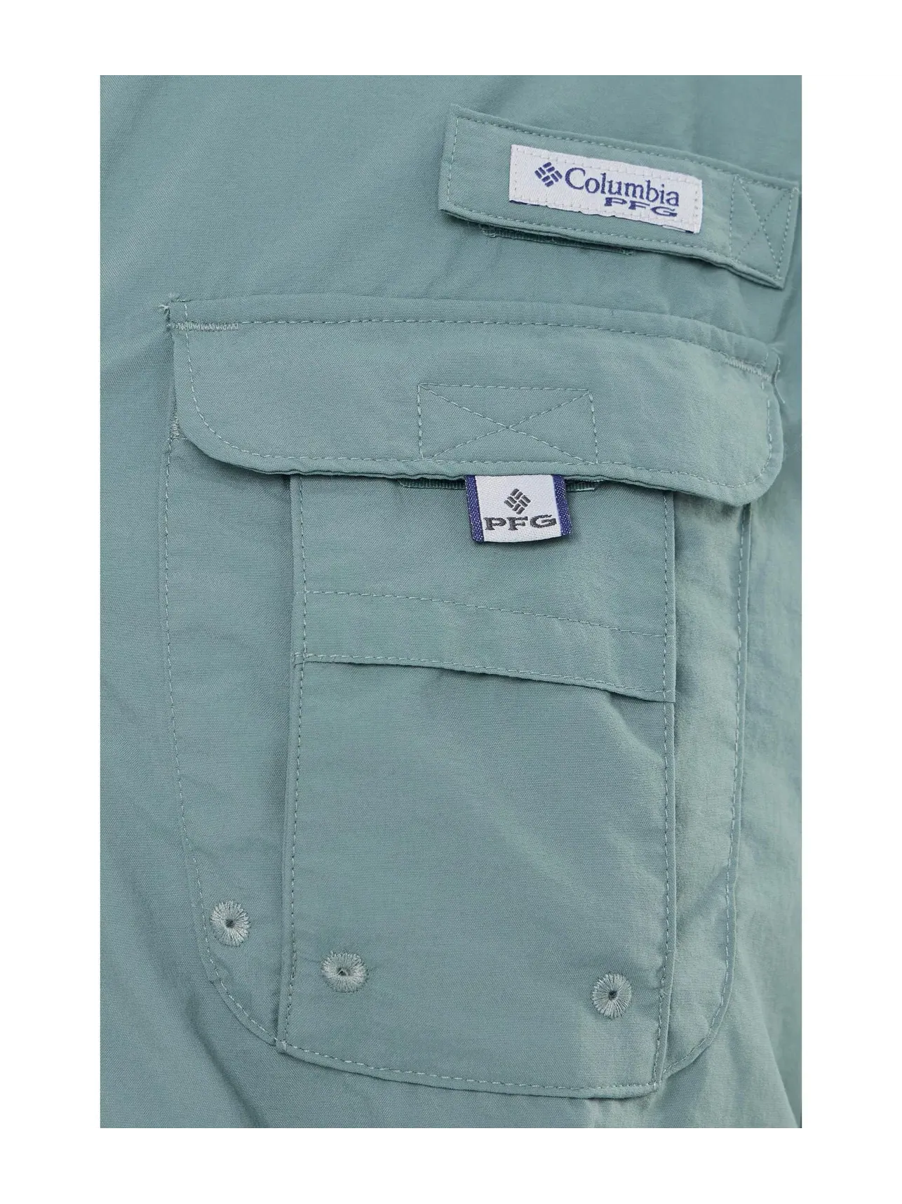 Лонгслив PFG Bahama II Long Sleeve Columbia — изображение 5 из 5, серебристый
