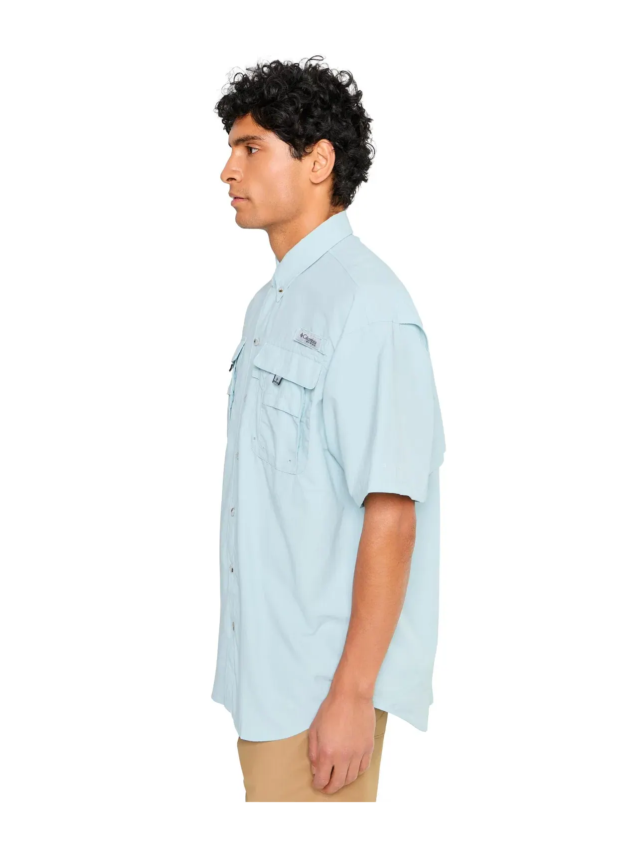Рубашка с коротким рукавом PFG Bahama II Columbia — изображение 3 из 5, синий