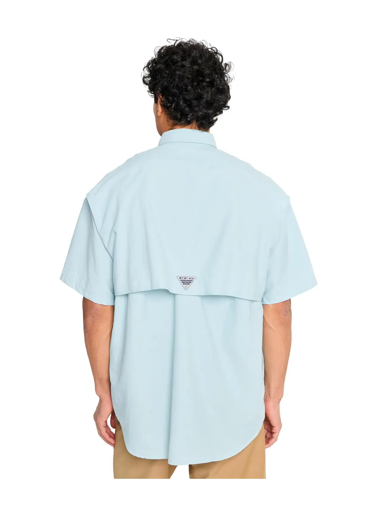 Рубашка с коротким рукавом PFG Bahama II Columbia — изображение 4 из 5, синий