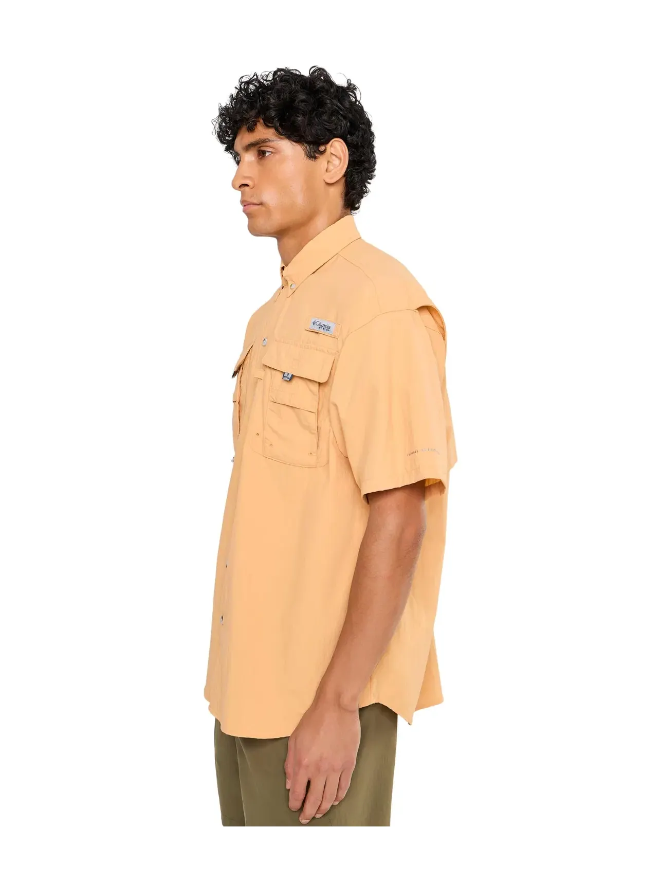Рубашка с коротким рукавом PFG Bahama II Columbia — изображение 3 из 5, коричневый