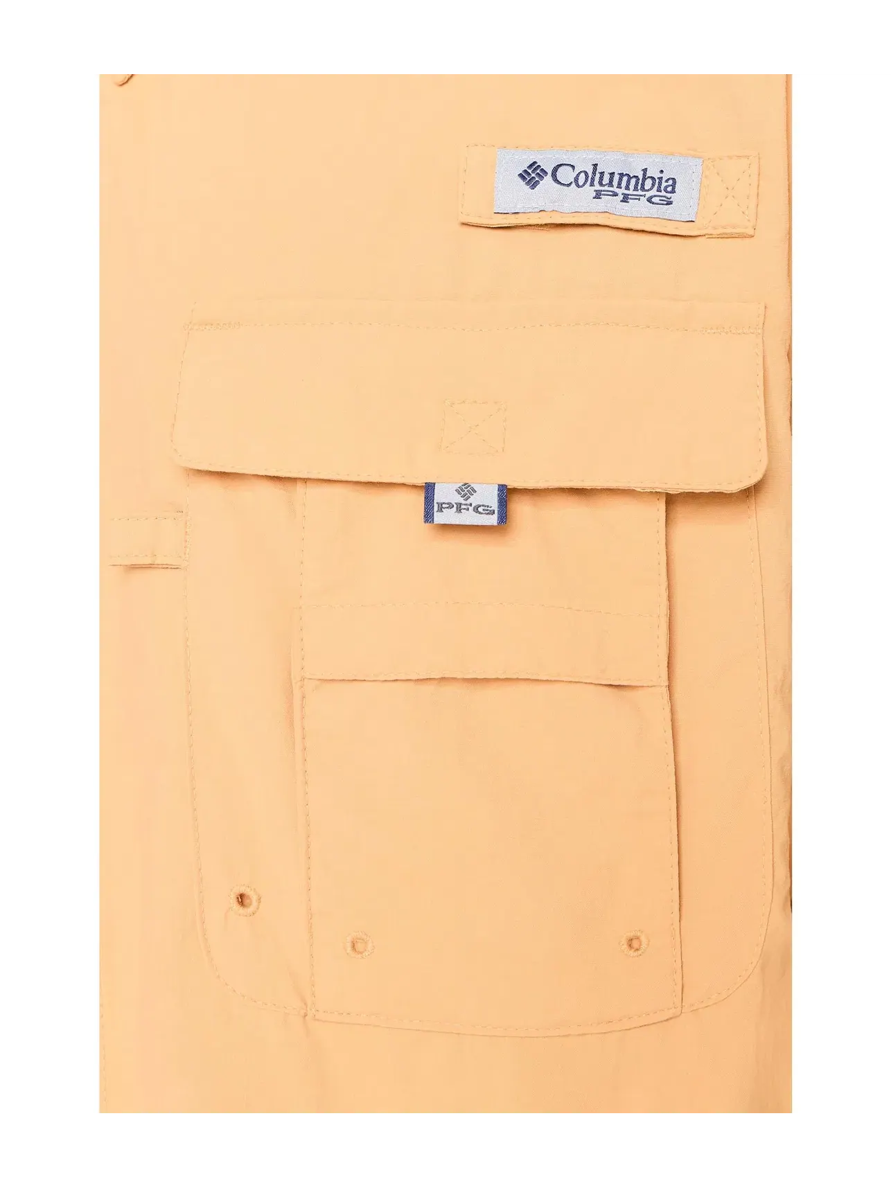 Рубашка с коротким рукавом PFG Bahama II Columbia — изображение 5 из 5, коричневый