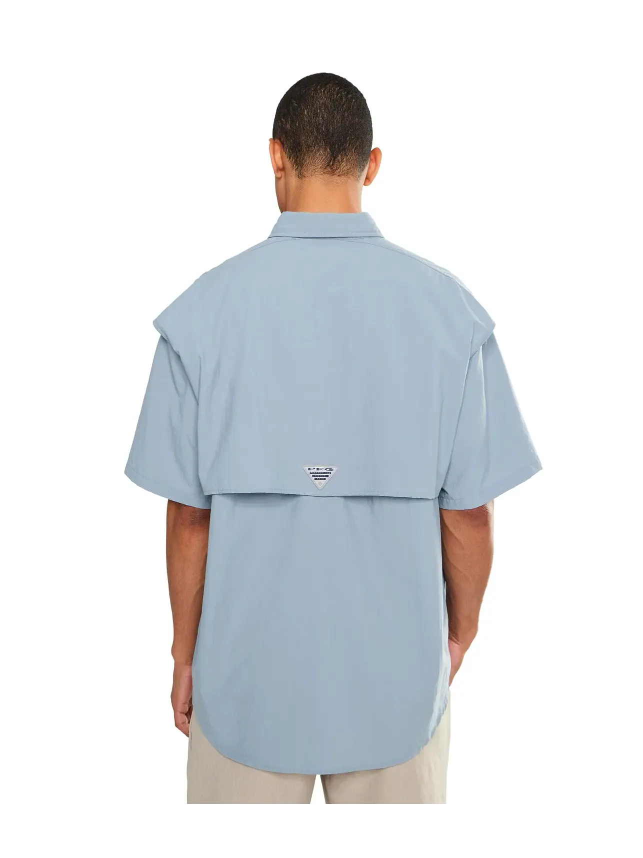 Рубашка с коротким рукавом PFG Bahama II Columbia — изображение 4 из 5, синий