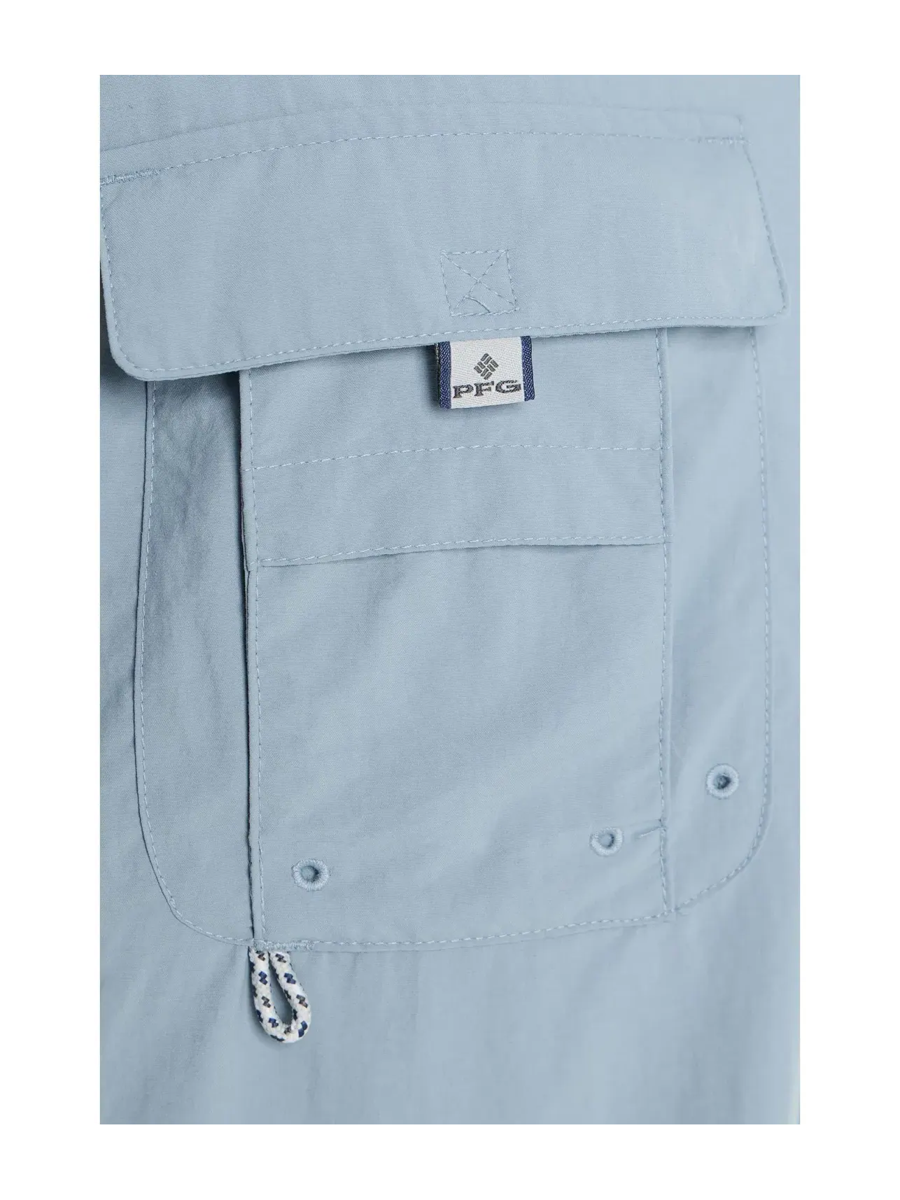 Рубашка с коротким рукавом PFG Bahama II Columbia — изображение 5 из 5, синий