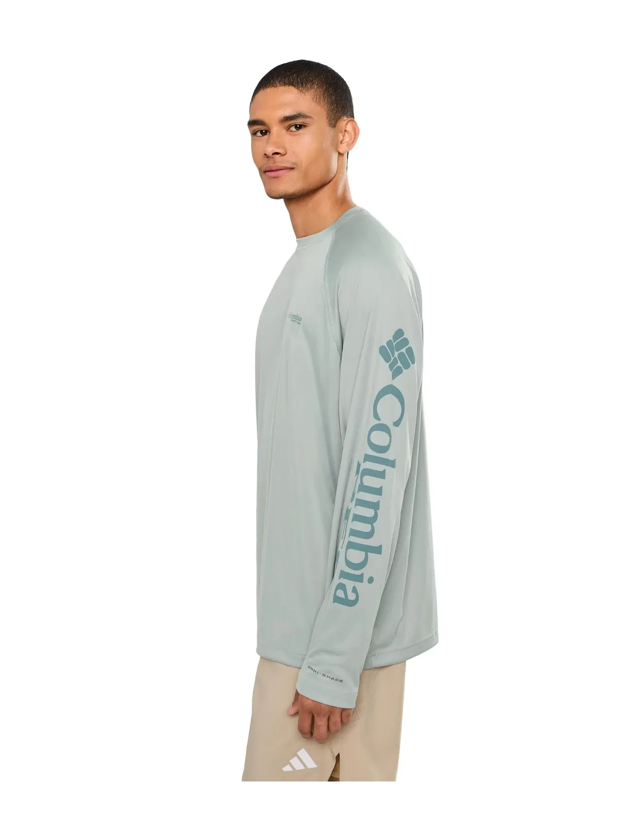 Рубашка с длинным рукавом PFG Terminal Tackle Columbia — изображение 3 из 5, серый