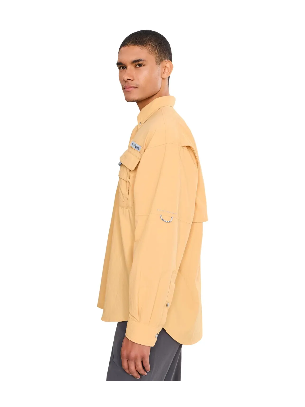 Рубашка с длинным рукавом PFG Bahama II Columbia — изображение 3 из 5, коричневый