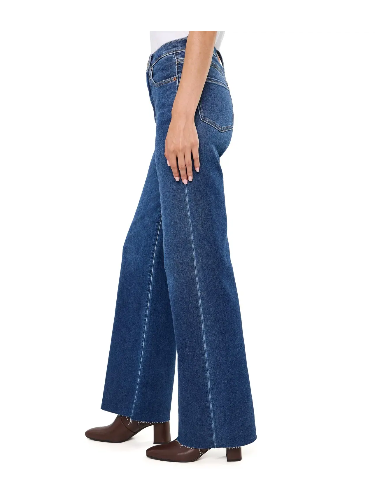 Джинсы широкие с завышенной посадкой Far Out High-Rise Wide Leg in Waterfall Daze — изображение 3 из 5, мульти