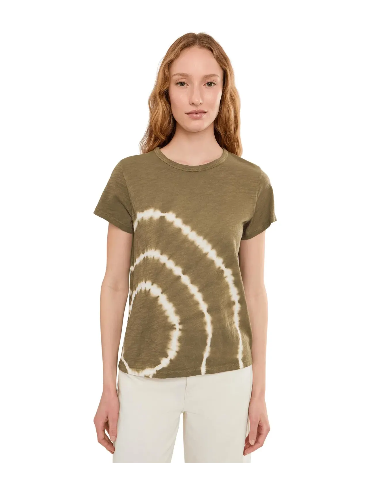 Футболка Sonar - Short Sleeve Circular Tye Dye Tee Elliott Lauren — изображение 1 из 5, кактус