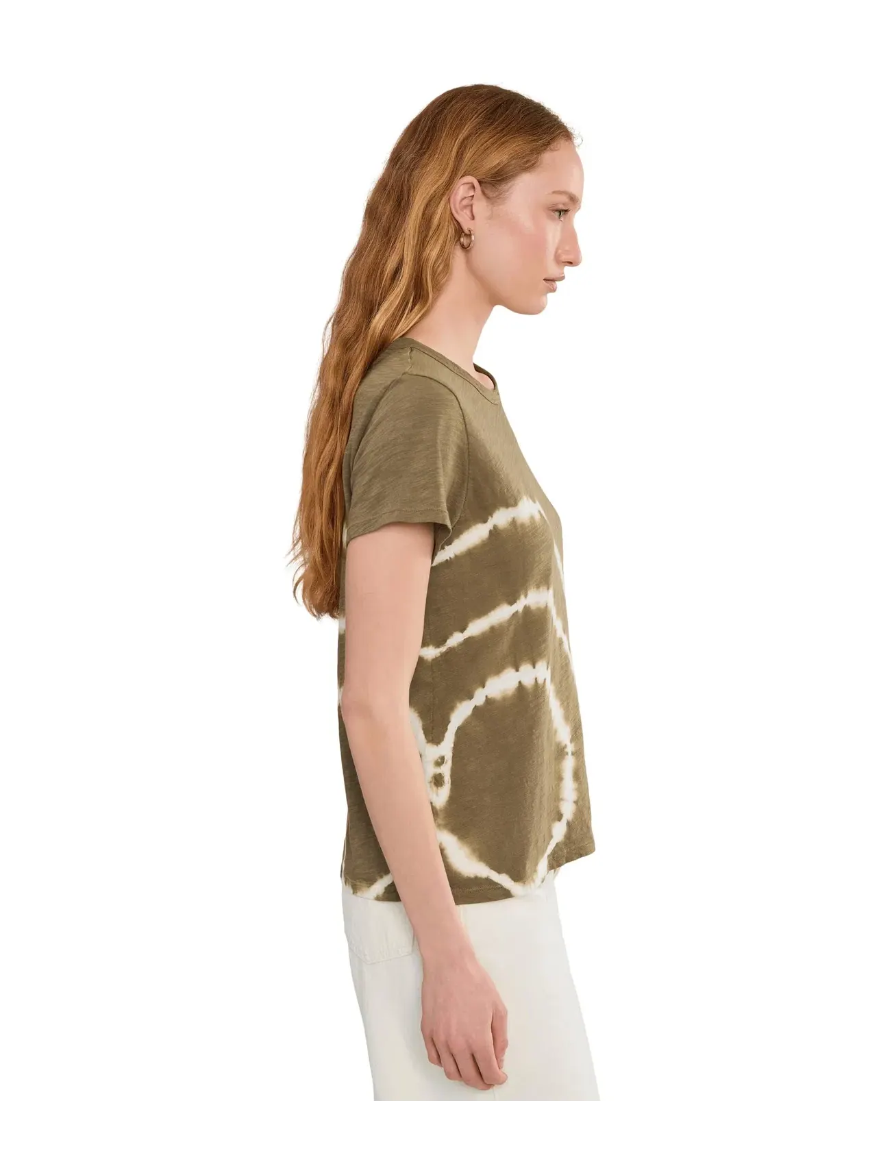 Футболка Sonar - Short Sleeve Circular Tye Dye Tee Elliott Lauren — изображение 3 из 5, кактус