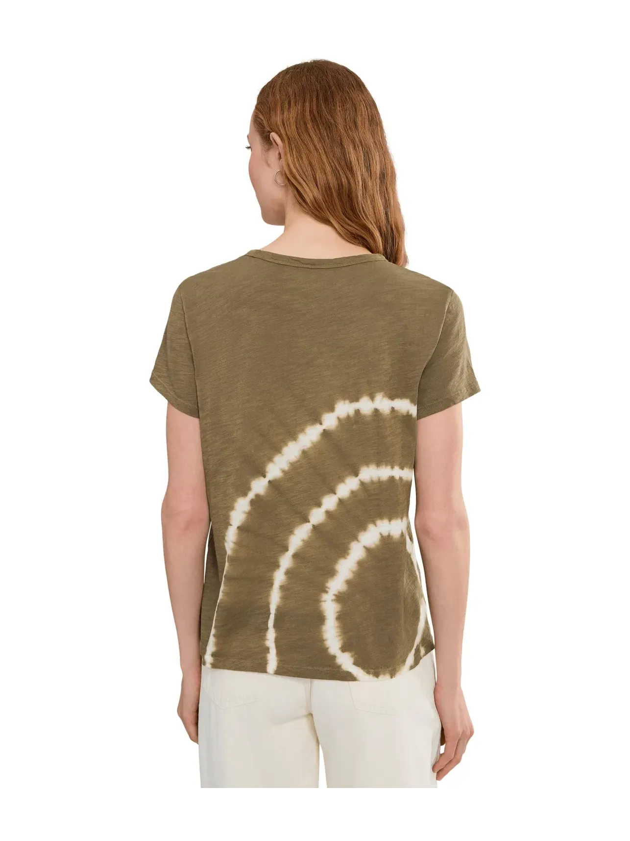 Футболка Sonar - Short Sleeve Circular Tye Dye Tee Elliott Lauren — изображение 4 из 5, кактус