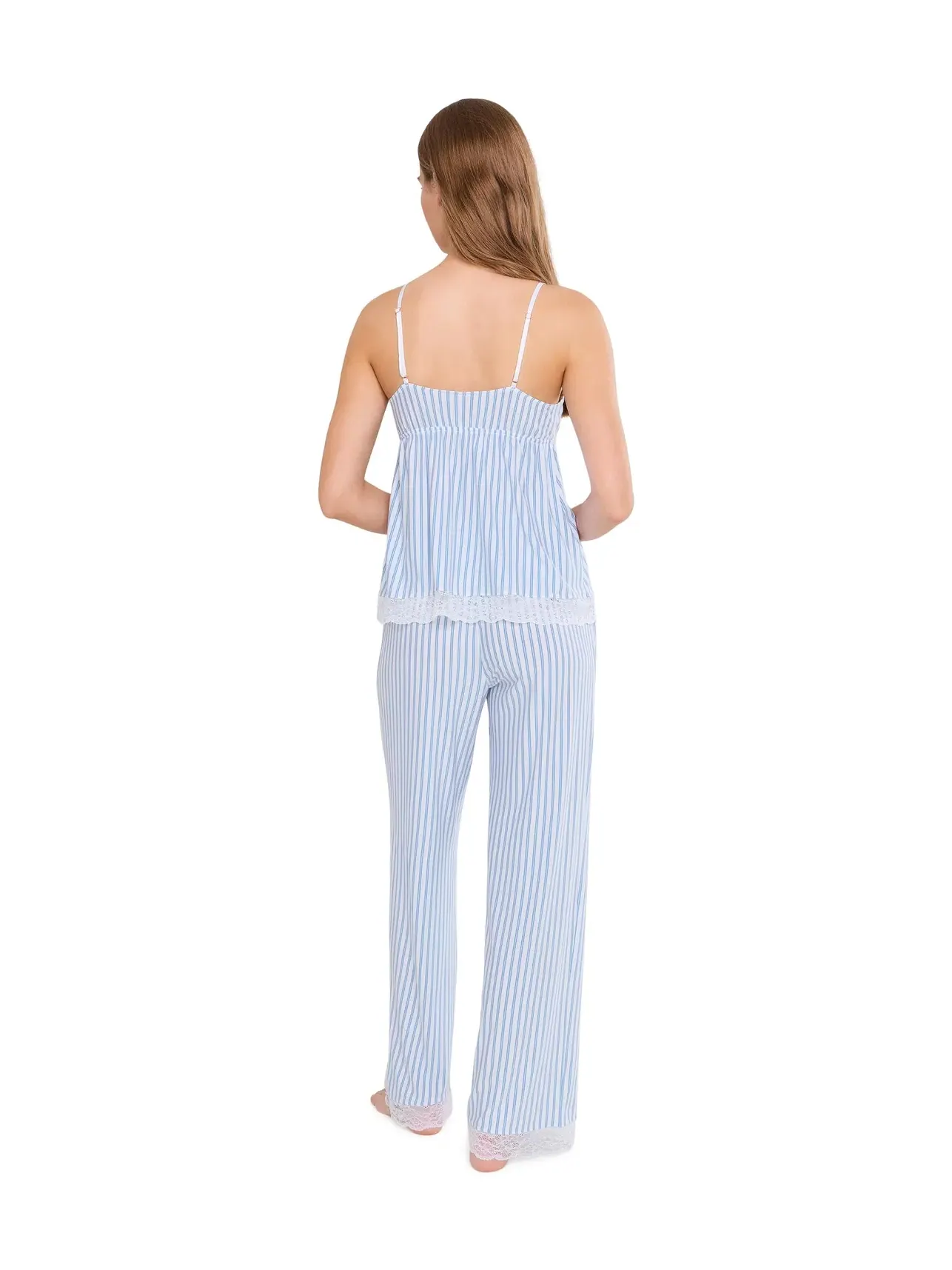 Пижама Isla Cami Pants Eberjey — изображение 3 из 5, синий/белый