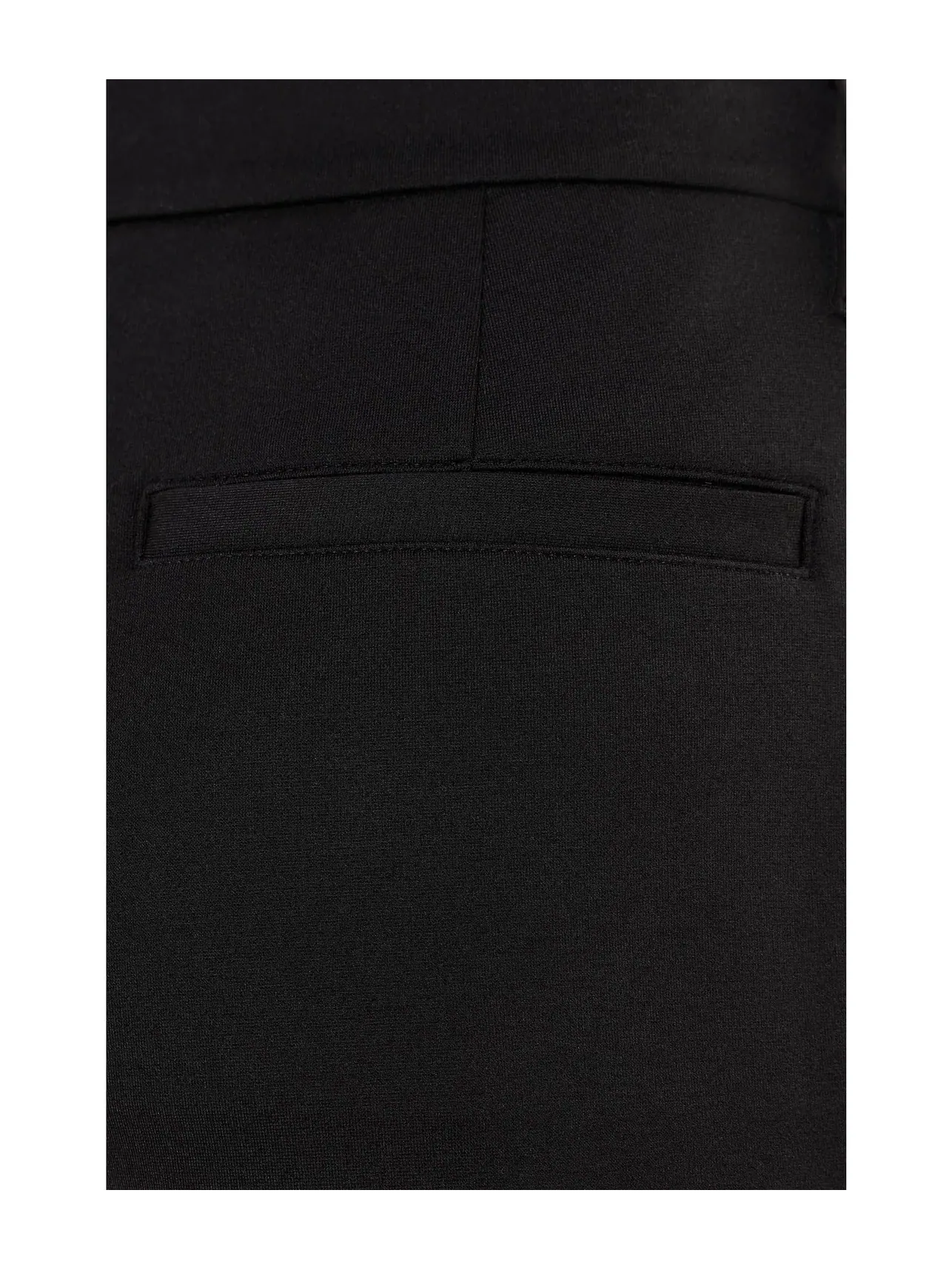 Моющиеся брюки из ткани Flex Ponte полной длины Eileen Fisher — изображение 5 из 5, черный