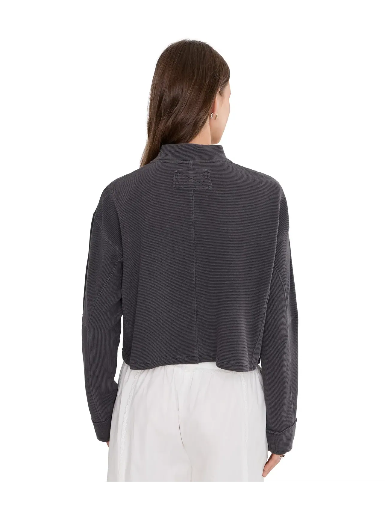 Толстовка на молнии 1/4 We The Free Celeste Quarter Zip Free People — изображение 4 из 5, черный