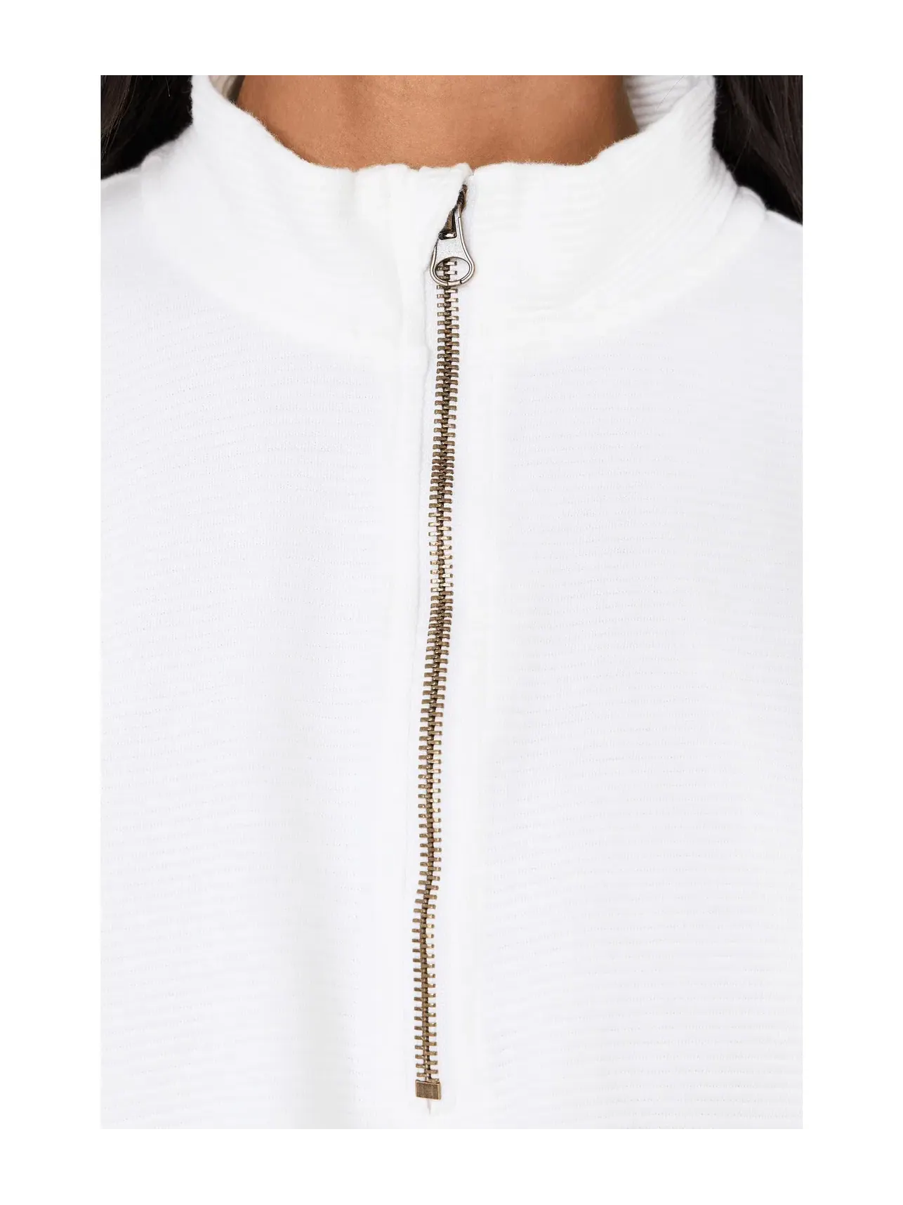 Толстовка на молнии 1/4 We The Free Celeste Quarter Zip Free People — изображение 5 из 5, слоновая кость